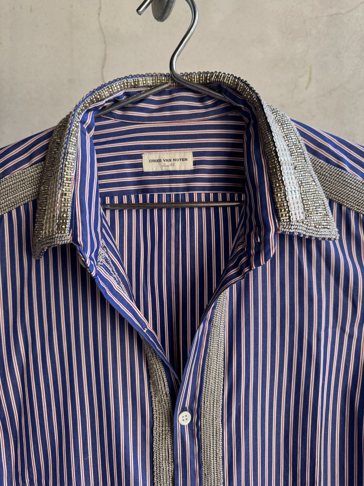 Dries Van Noten Dries Van Noten Embellished button up shirt Size US M / EU 48-50 / 2 - 3 Thumbnail