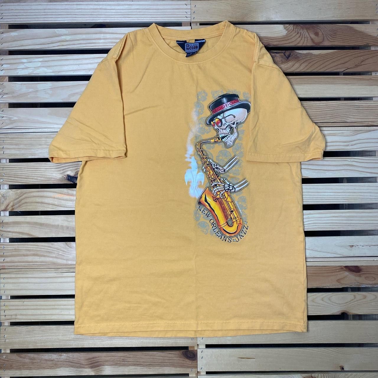 Other New Orleans, LA Jazz Music Yellow Skeleton Tee Size Large Size US L / EU 52-54 / 3 - 1 Thumbnail