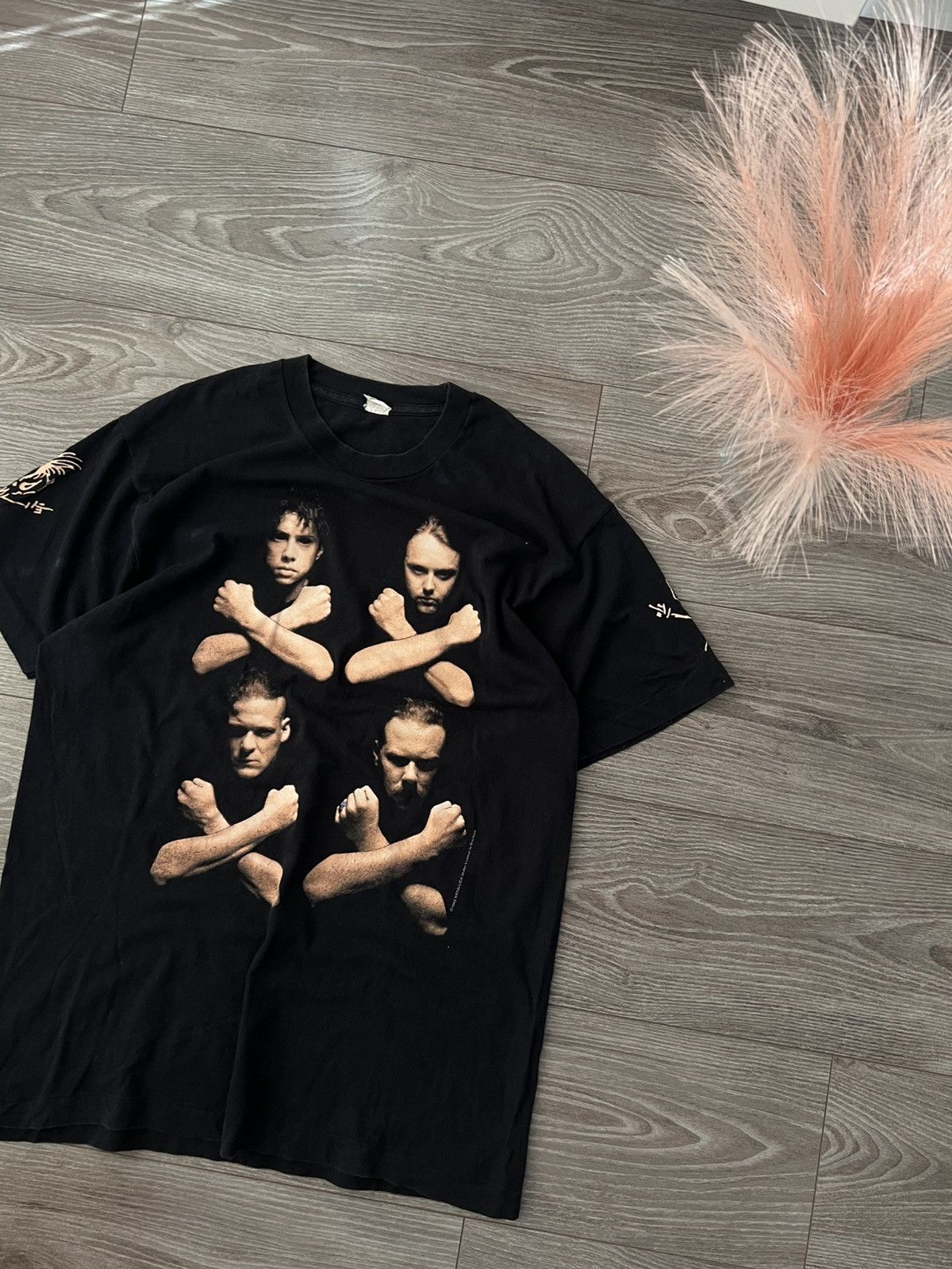 Band Tees ‼️1992 VINTAGE METALLICA Birth School Archival Band T-Shirt‼️ Size US L / EU 52-54 / 3 - 5 Thumbnail