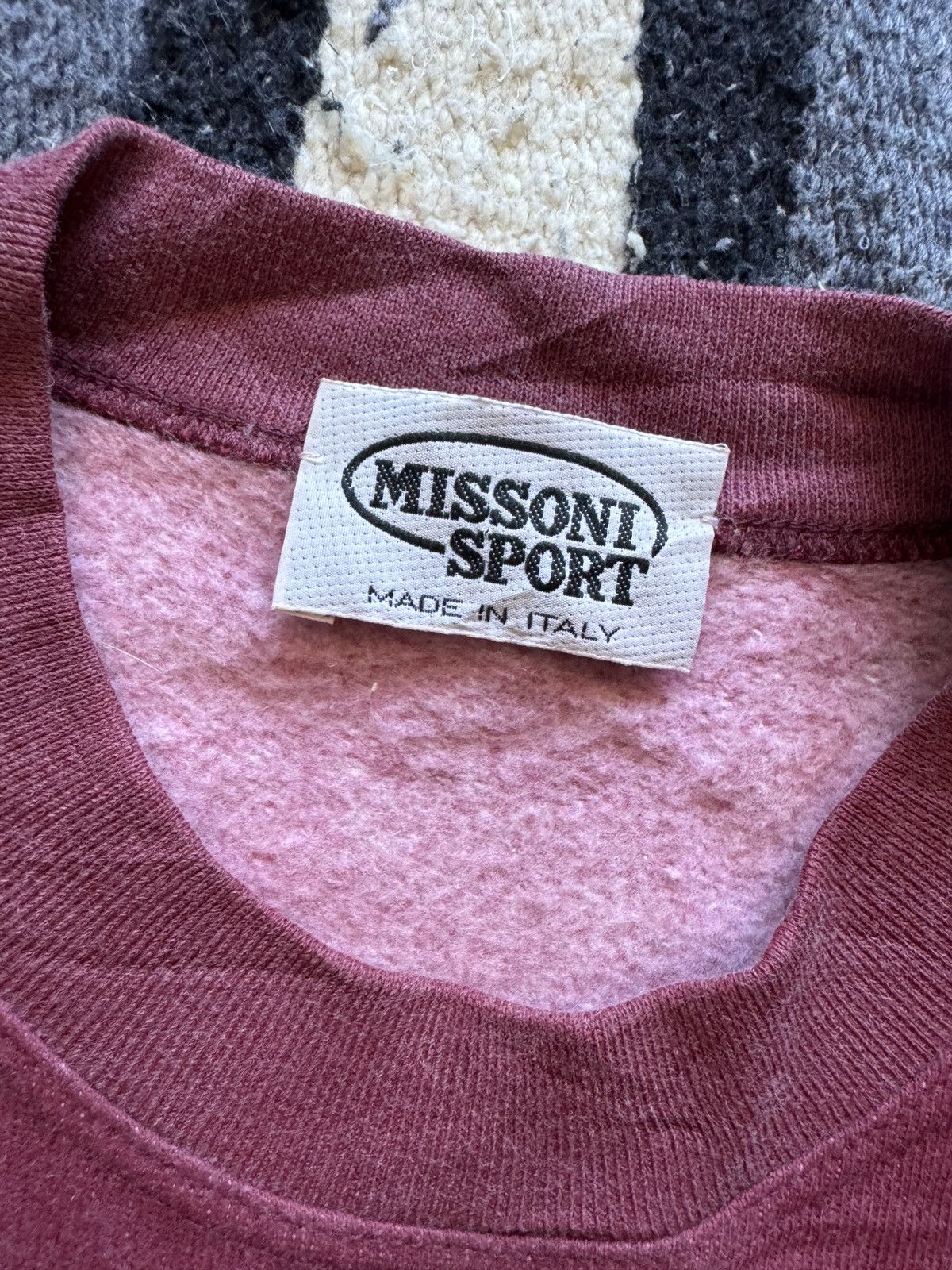 Missoni Vintage MISSONI SPORT Flower Logo Sweatshirt Italy Large Size US L / EU 52-54 / 3 - 3 Thumbnail