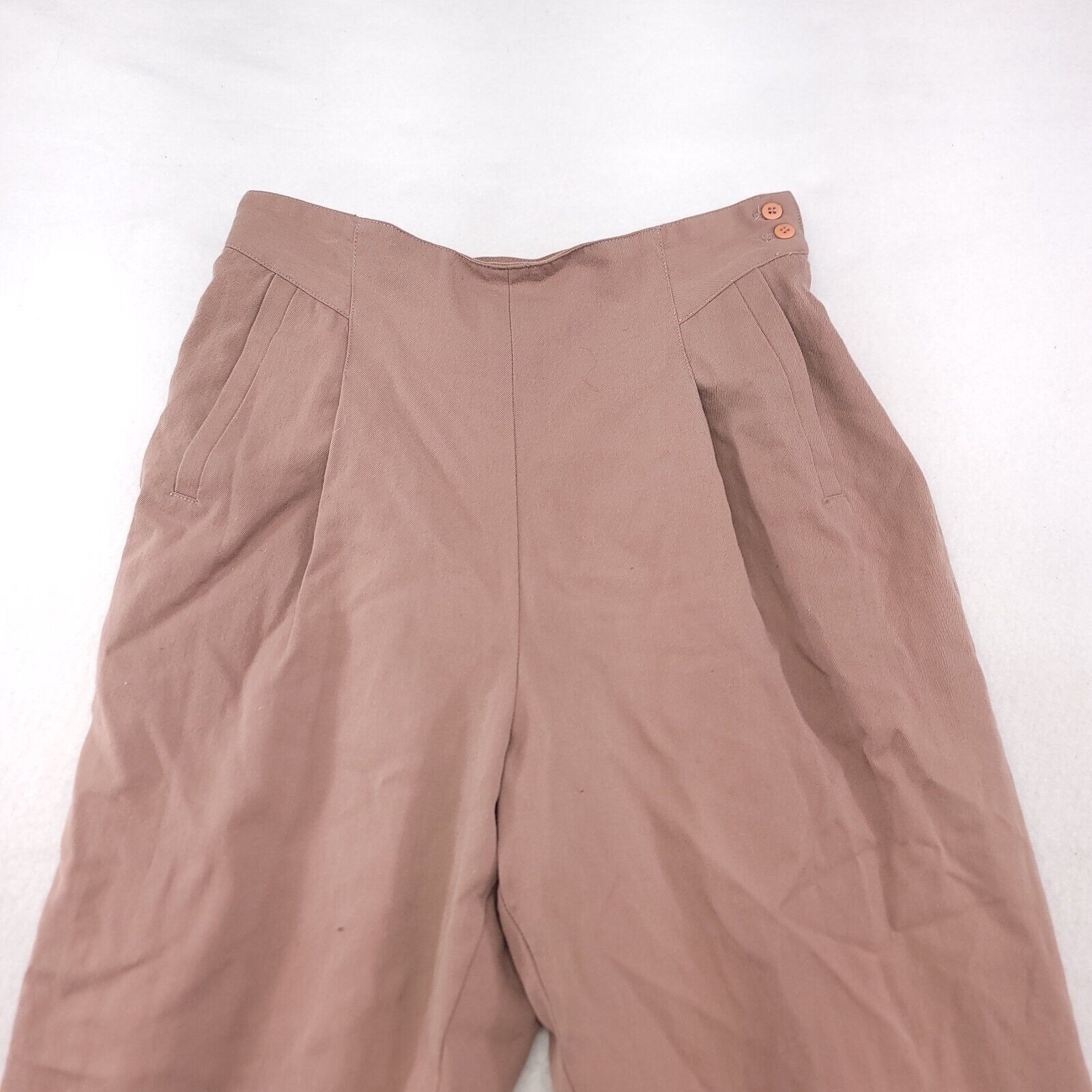 Banana Republic Private Collection Casual Button Pants Womens Size 17 Brown Size 27" / US 4 / IT 40 - 1 Thumbnail