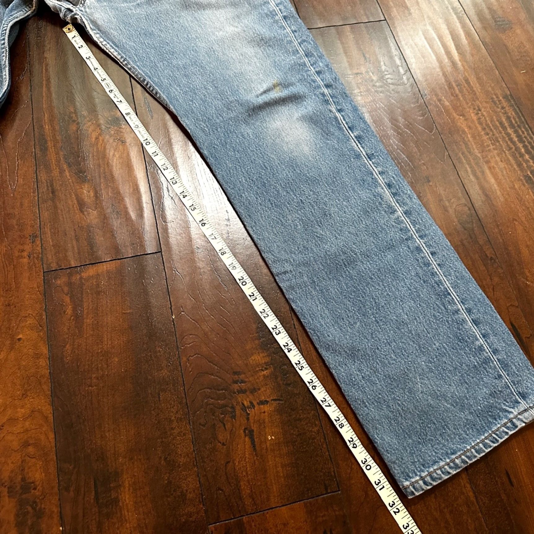 Levi's VINTAGE Levi's 501 Jeans - Button Fly - Straight - Blue Denim - Men's 38x36 - 90s Retro Size US 38 / EU 54 - 5 Thumbnail