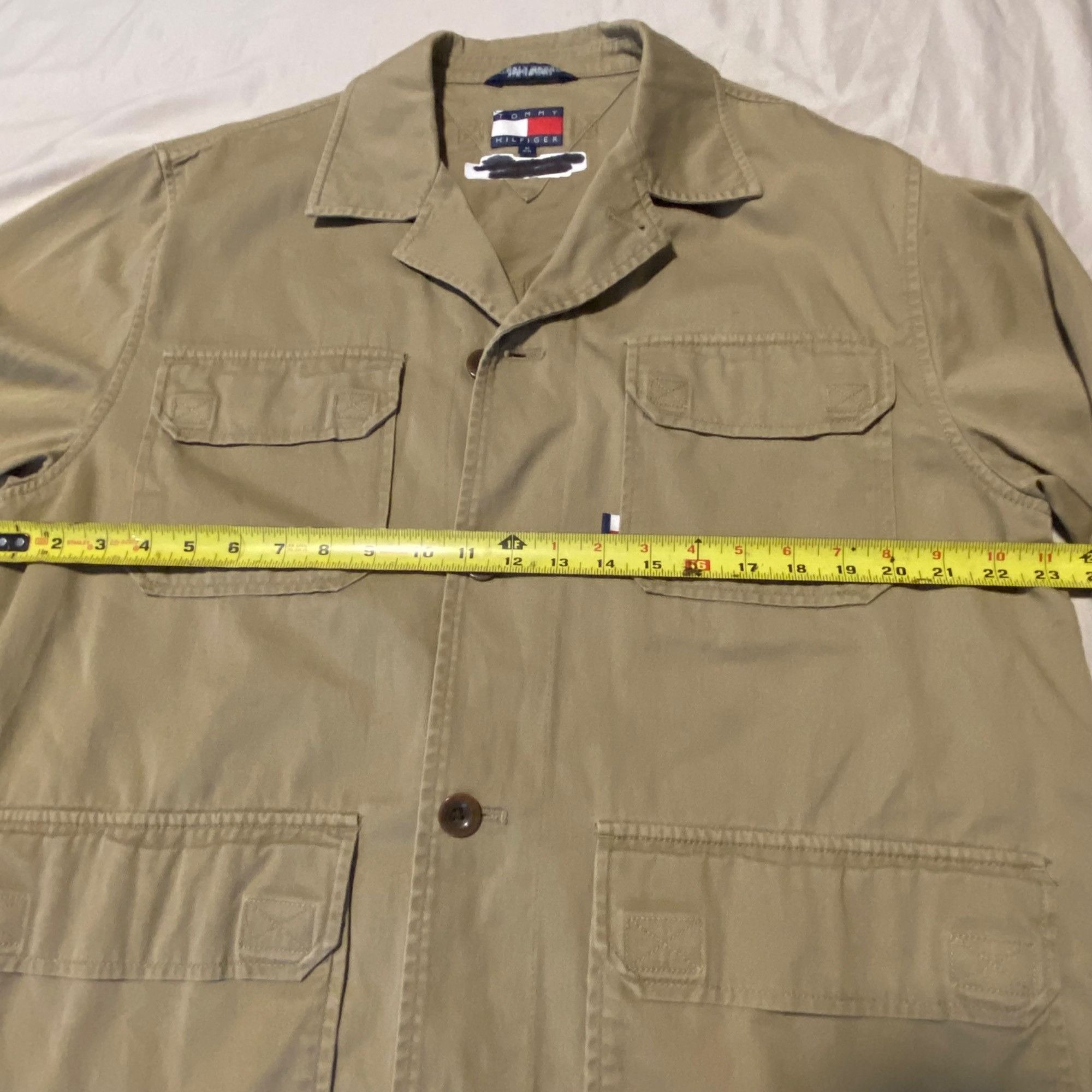 Tommy Hilfiger Tommy Hilfiger Mens Beige Button-Up Jacket Size M Size US M / EU 48-50 / 2 - 5 Thumbnail