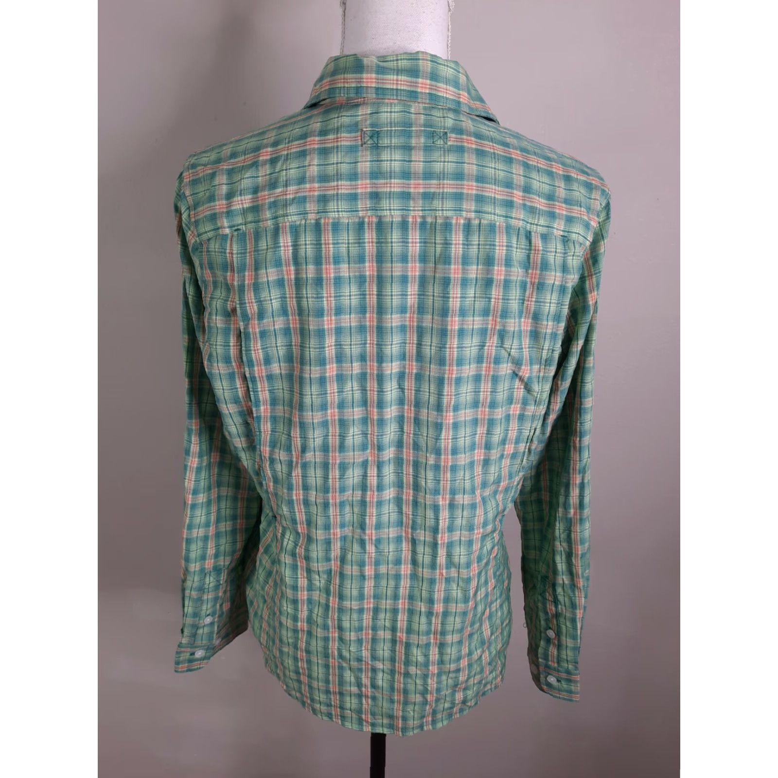 Duluth Trading Company Duluth Trading Co Women's Plaid Button Front Flannel Shirt Nylon L3S Shirt Size S / US 4 / IT 40 - 5 Thumbnail