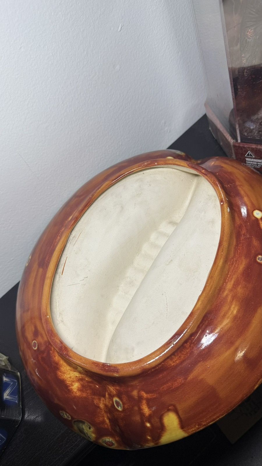 Other Vintage 1970s Mid Century Ceramic Drip Glaze Ashtray Size ONE SIZE - 8 Thumbnail