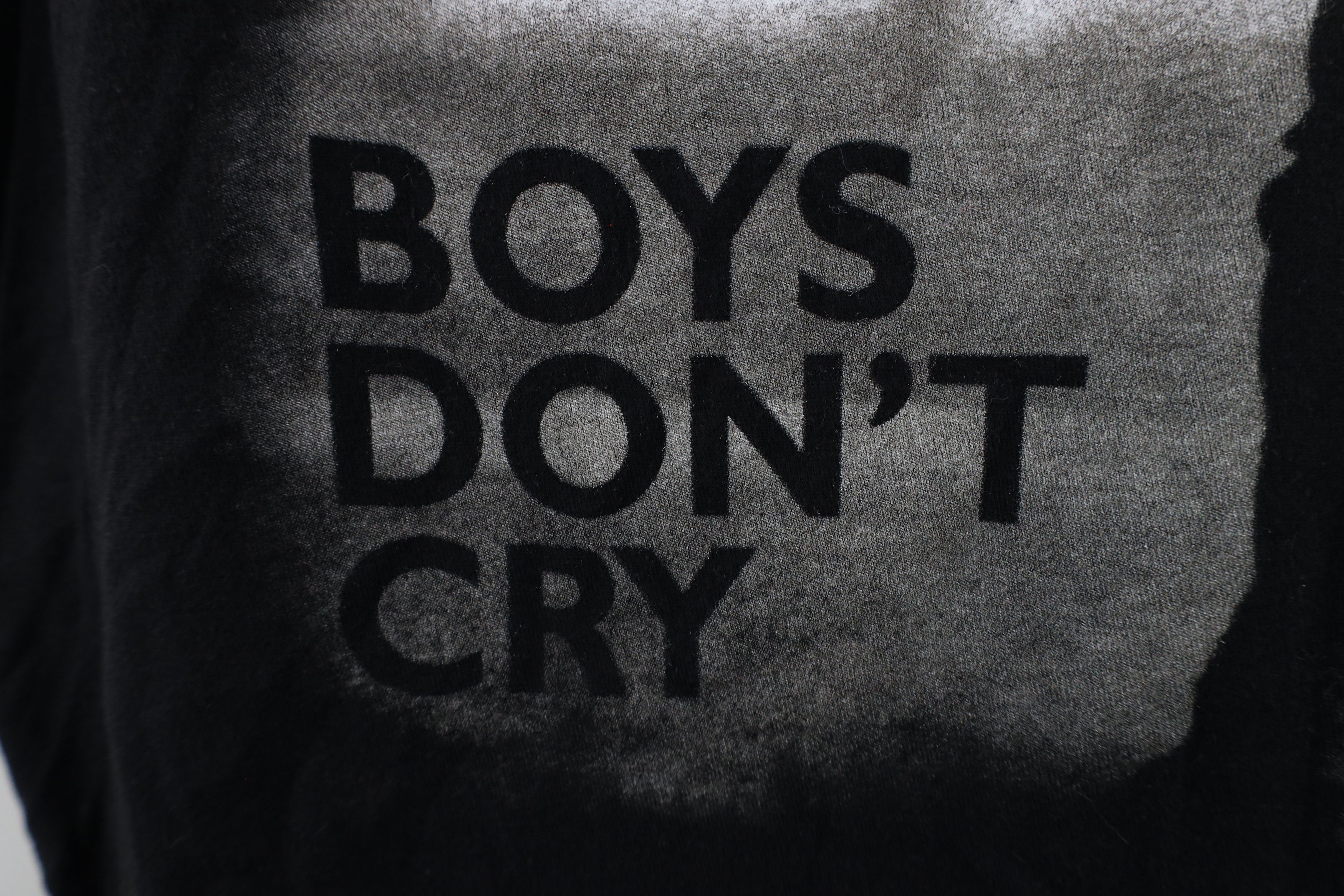 Vintage Retro Out Boys Don't Cry The Cure Band T-Shirt Black Size US L / EU 52-54 / 3 - 7 Thumbnail