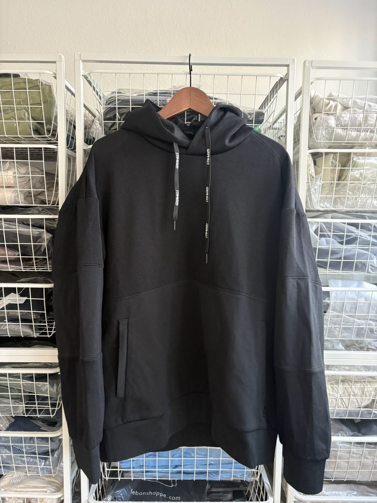 Gramicci Black Panel Hoodie Size US L / EU 52-54 / 3 - 1 Thumbnail