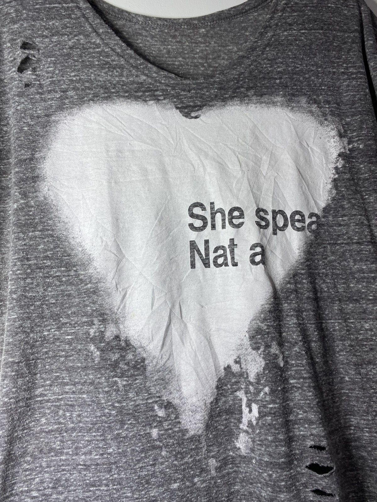 14th Addiction × KMRii × Yasuyuki Ishii Vintage she speak nat a love distrssed tee Size US L / EU 52-54 / 3 - 4 Thumbnail