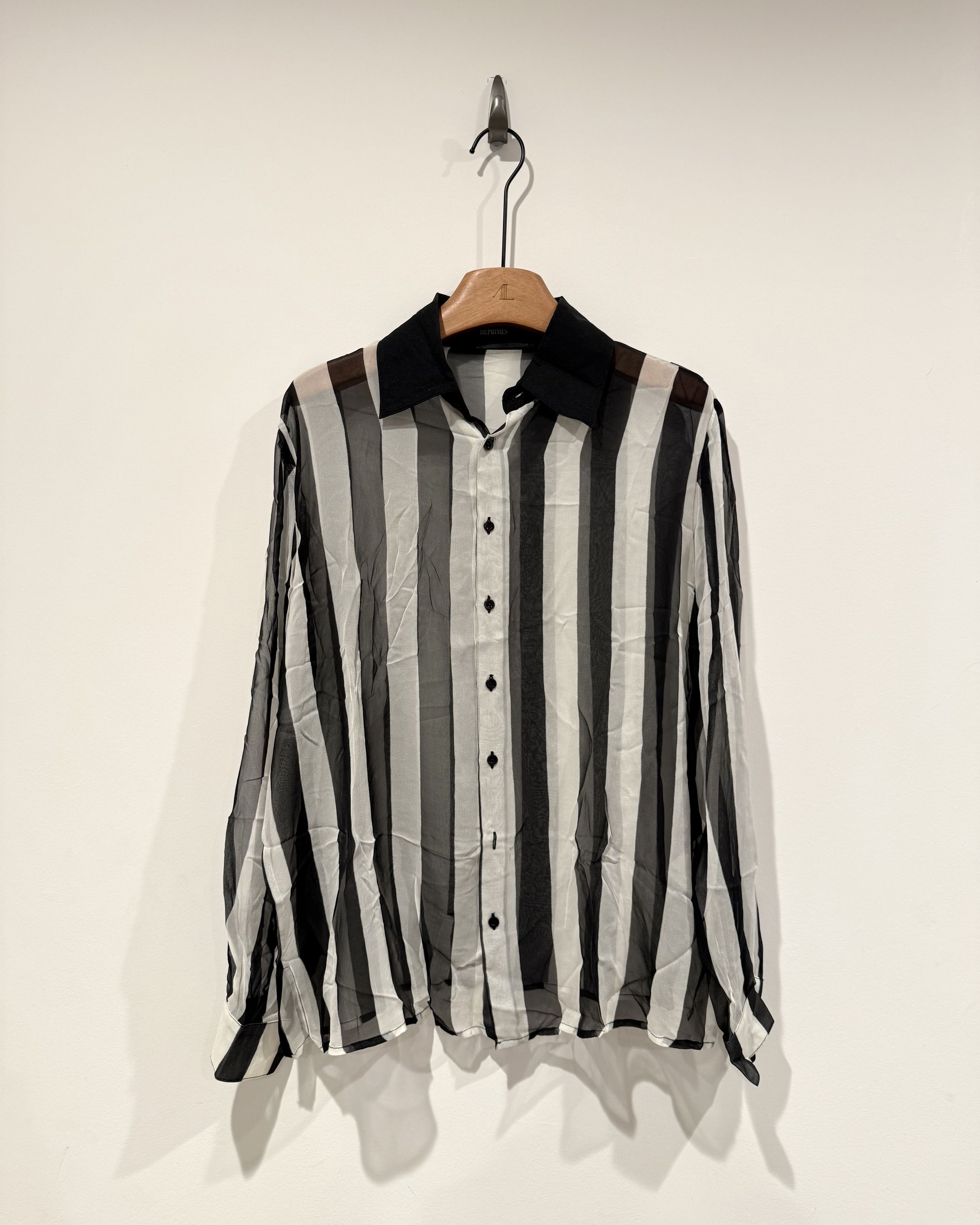 Enfants Riches Deprimes Enfants Riches Deprimes Silk Striped Shirt Size US S / EU 44-46 / 1 - 1 Thumbnail