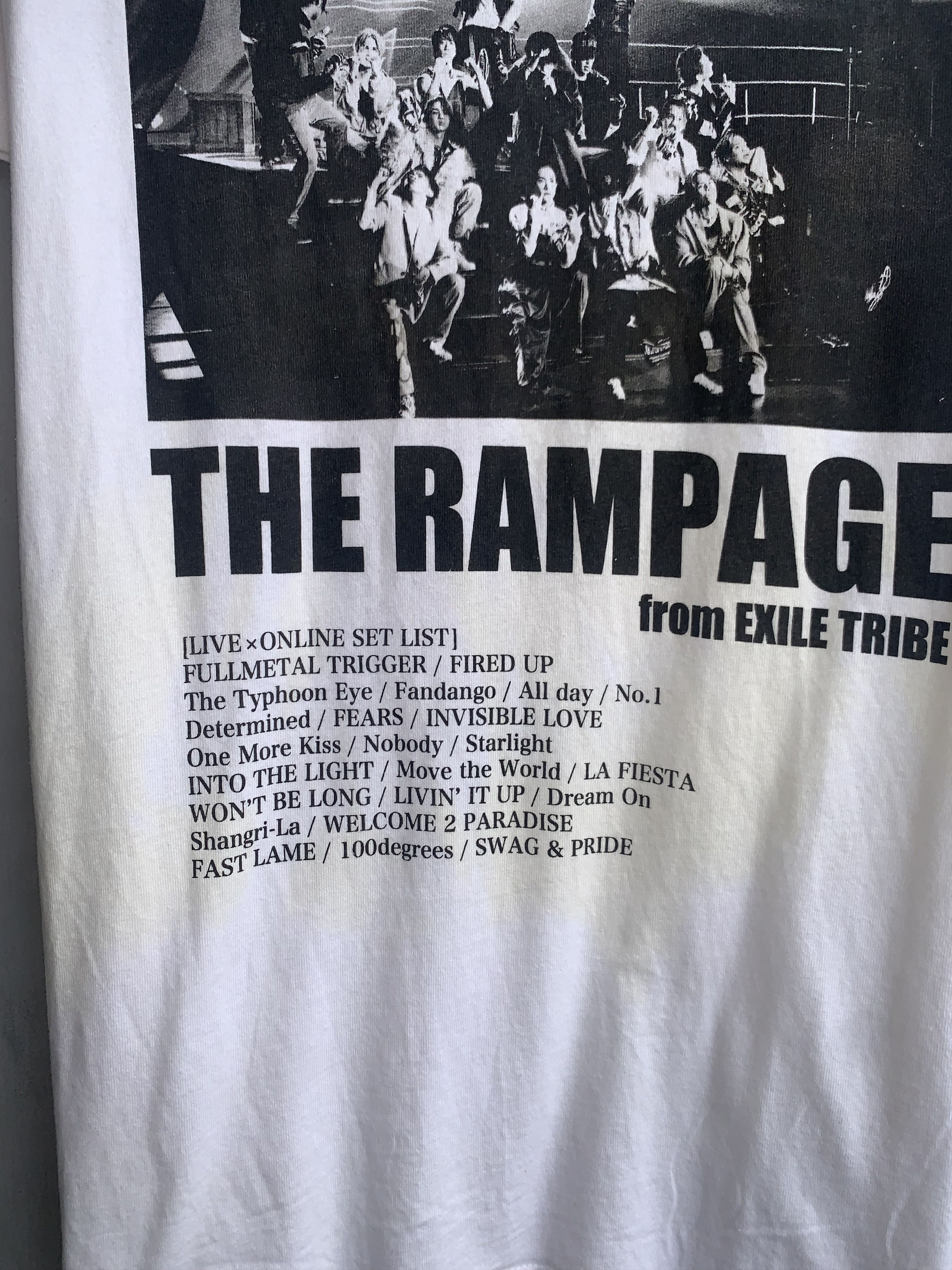 Band Tees × Japanese Brand THE RAMPAGE Band Shirt Size US M / EU 48-50 / 2 - 3 Thumbnail