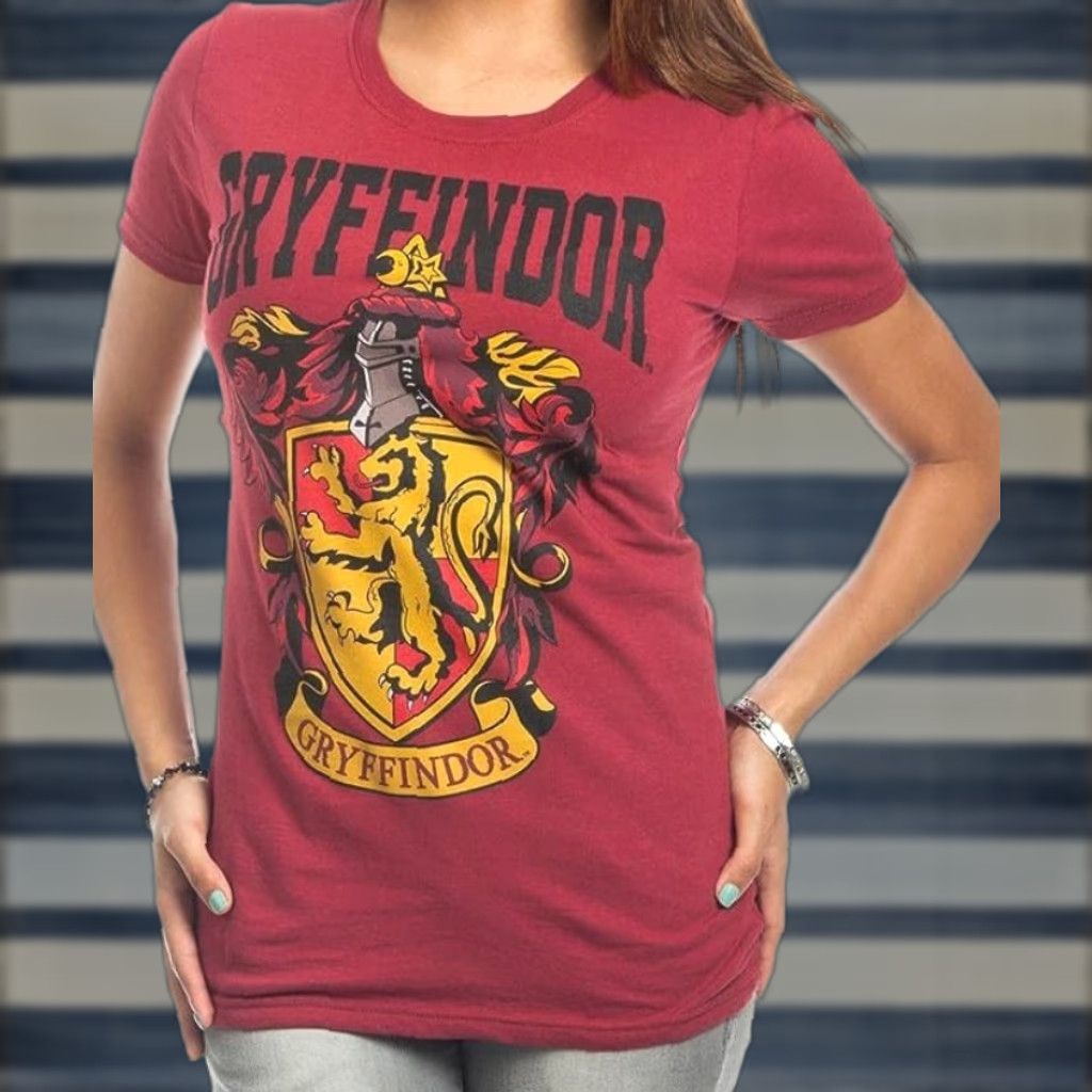 Vintage Harry Potter Gryffindor Red T-Shirt Juniors Medium Cranberry Kiss Graphics Casual Womens Size M / US 6-8 / IT 42-44 - 1 Preview