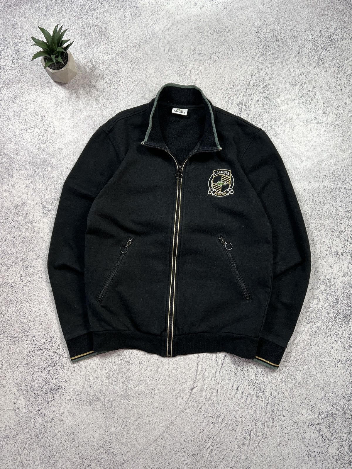Lacoste × Vintage Vintage Lacoste Zip Up Jacket Size US S / EU 44-46 / 1 - 2 Thumbnail