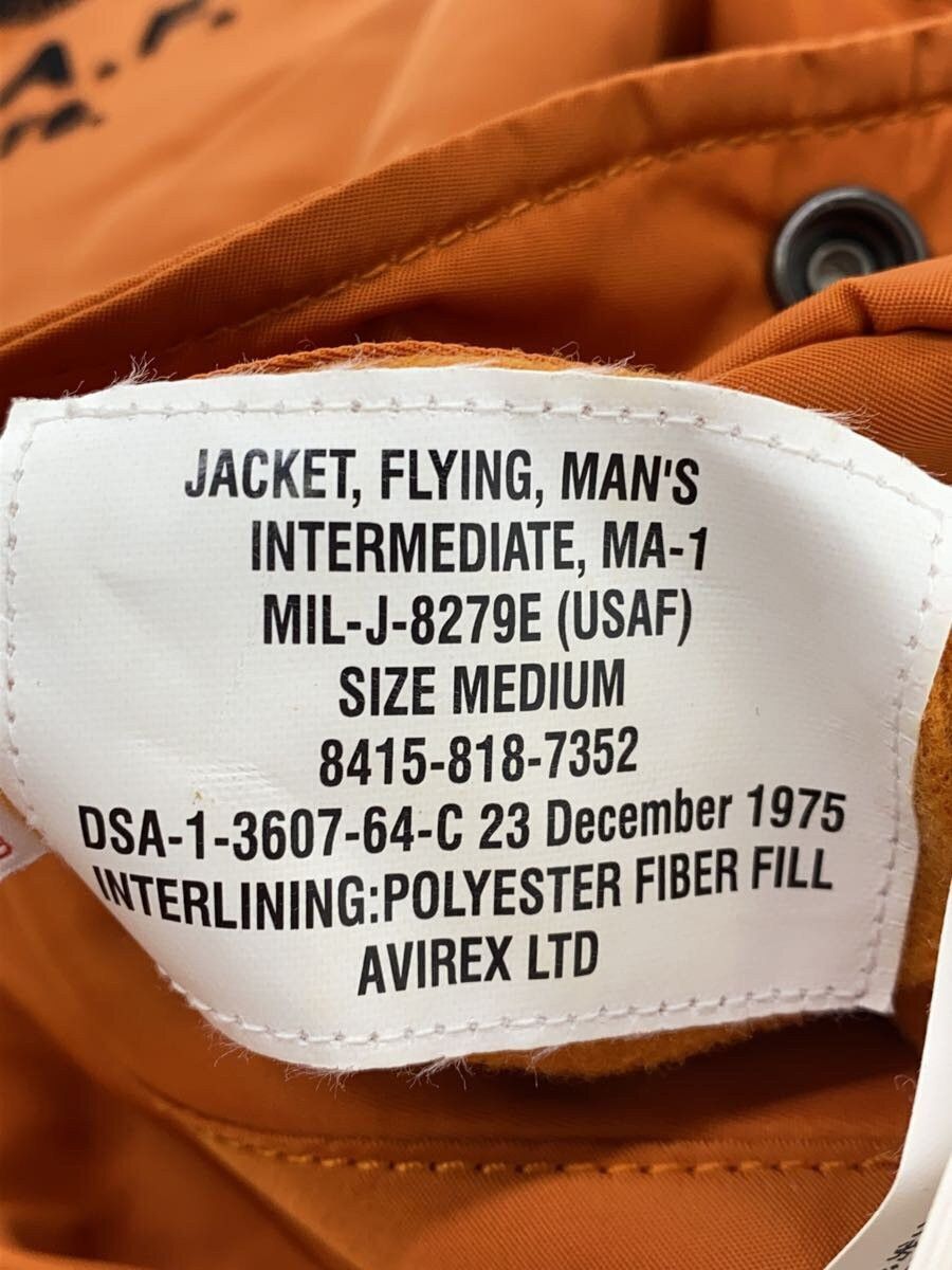 Avirex Avirex Nylon Flight Jacket Orange Size US M / EU 48-50 / 2 - 4 Thumbnail