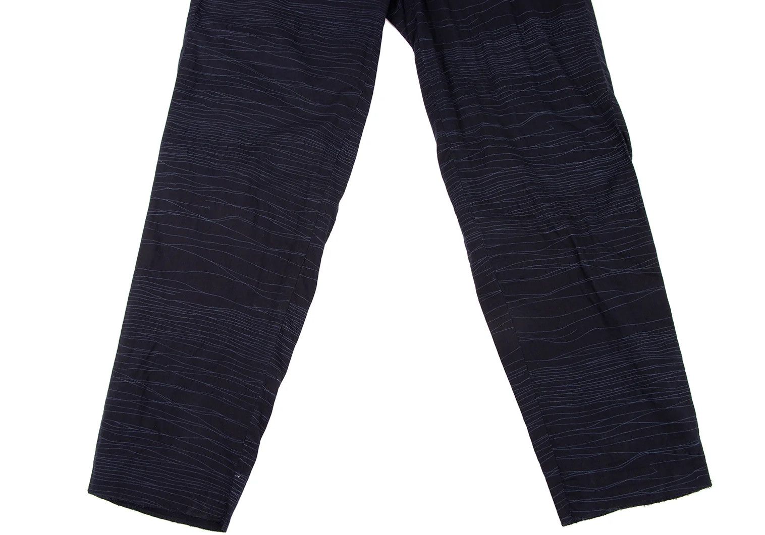 Issey Miyake Cotton Random Stripe Tapered Pants in Navy XL Size US 38 / EU 54 - 7 Thumbnail