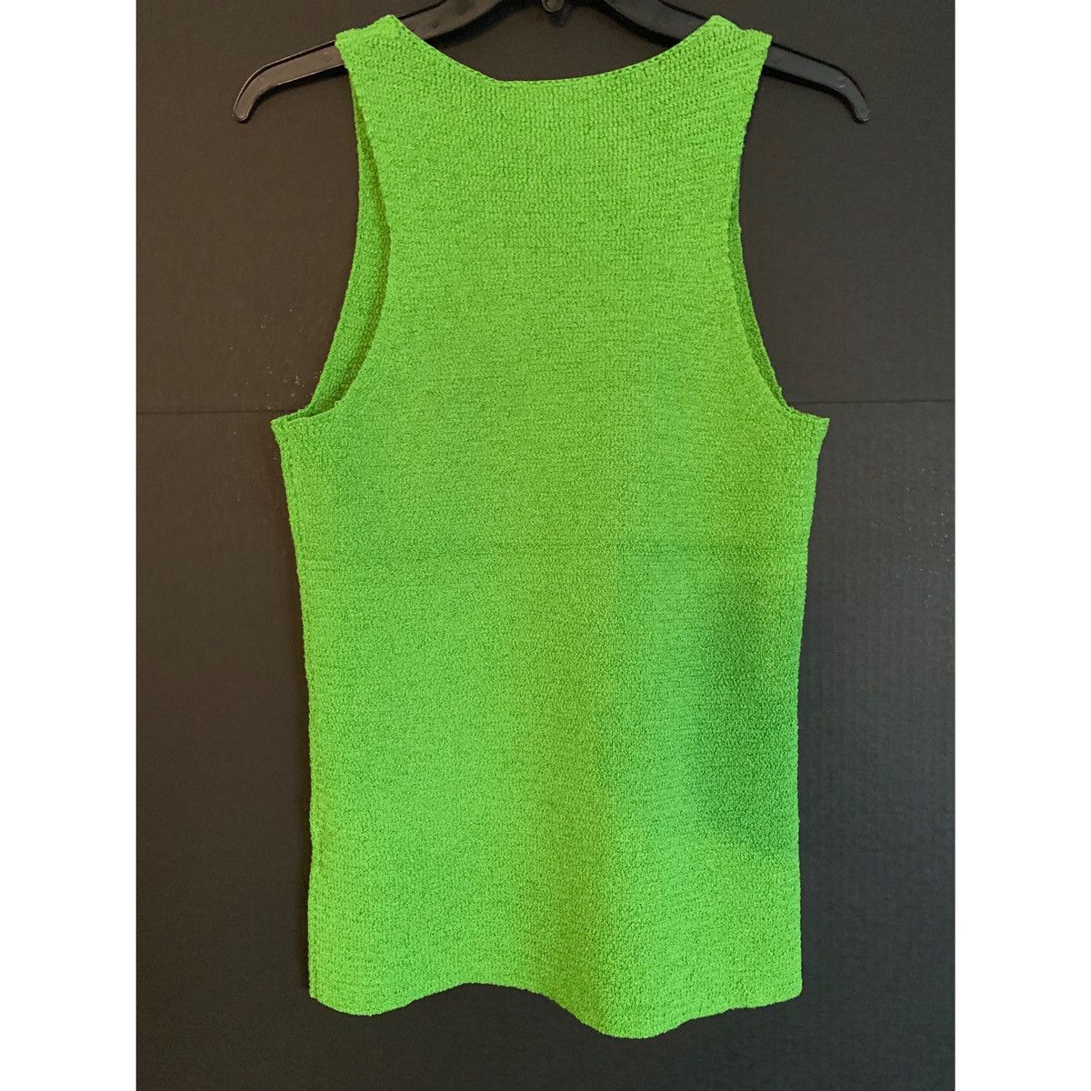 Helmut Lang HELMUT LANG GREEN KNIT LUXURY TANK TOP Size L / US 10 / IT 46 - 5 Thumbnail