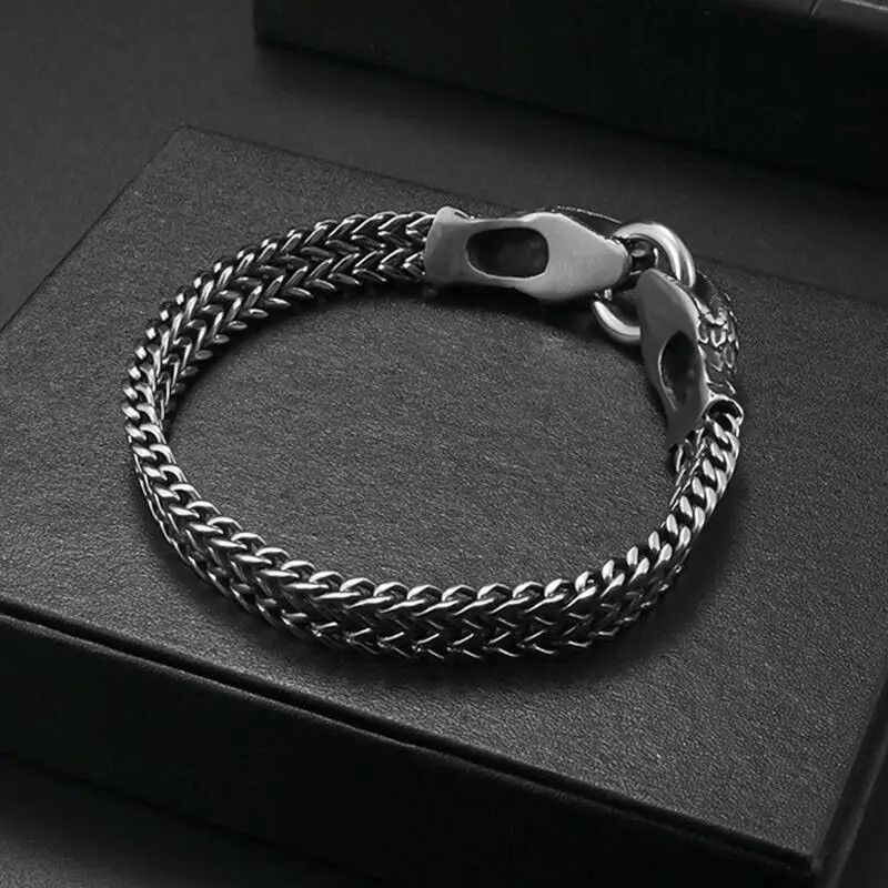 Jewelry Gothic Punk Rock Style Snake Bracelet Chain Size ONE SIZE - 4 Thumbnail