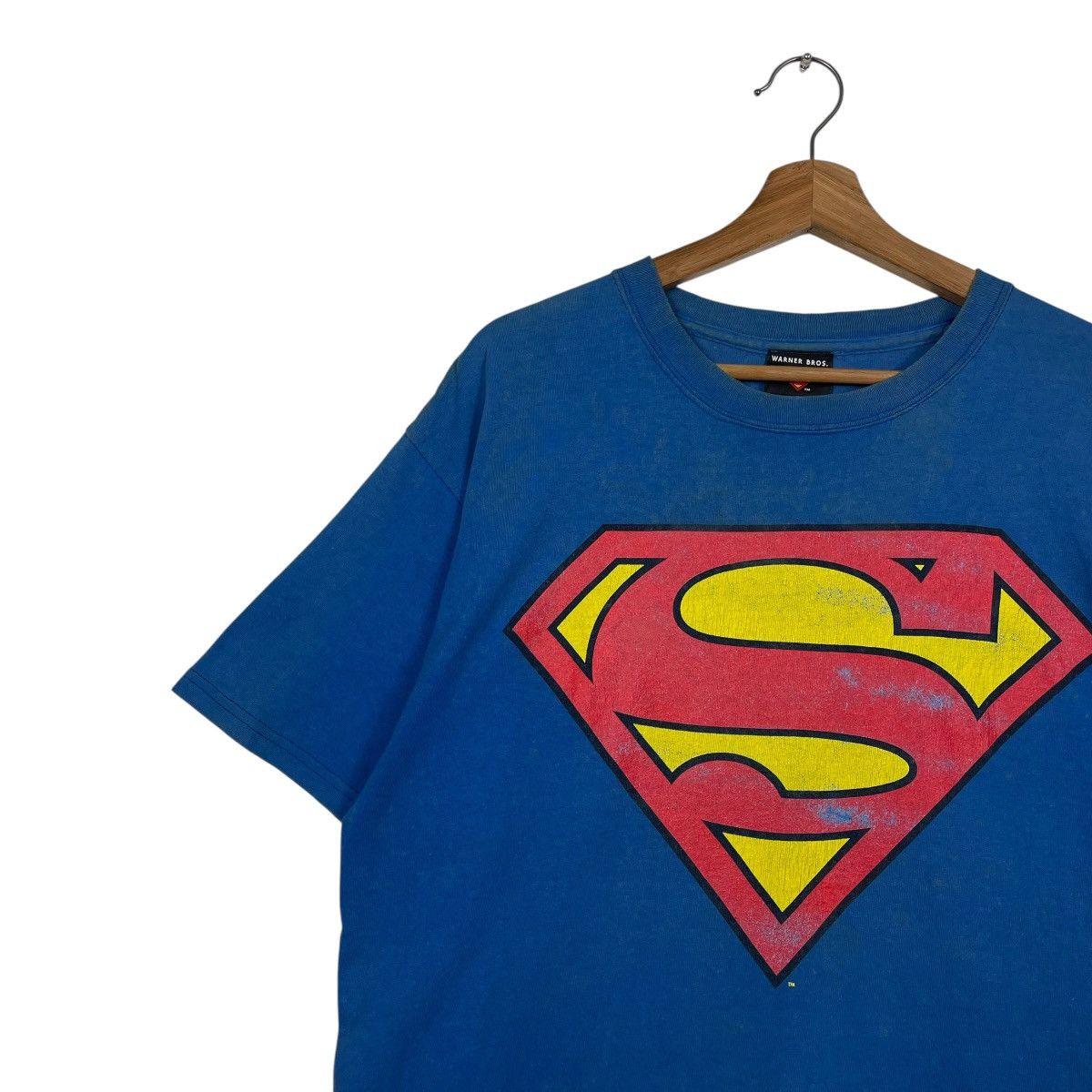 Warner Bros Vintage Warner Bros Superman T-shirt Size US L / EU 52-54 / 3 - 7 Thumbnail