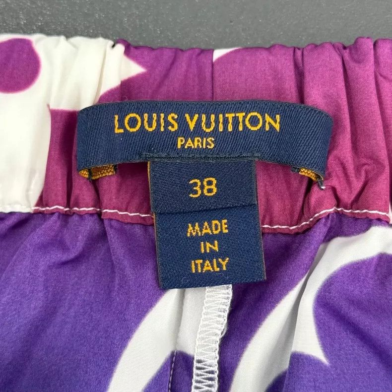 Louis Vuitton Louis Vuitton Blue and purple gradient color full logo beac Size US 38 / EU 54 - 5 Thumbnail