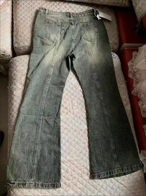 Jean washed jeans with print and flares Size US 30 / EU 46 - 4 Thumbnail
