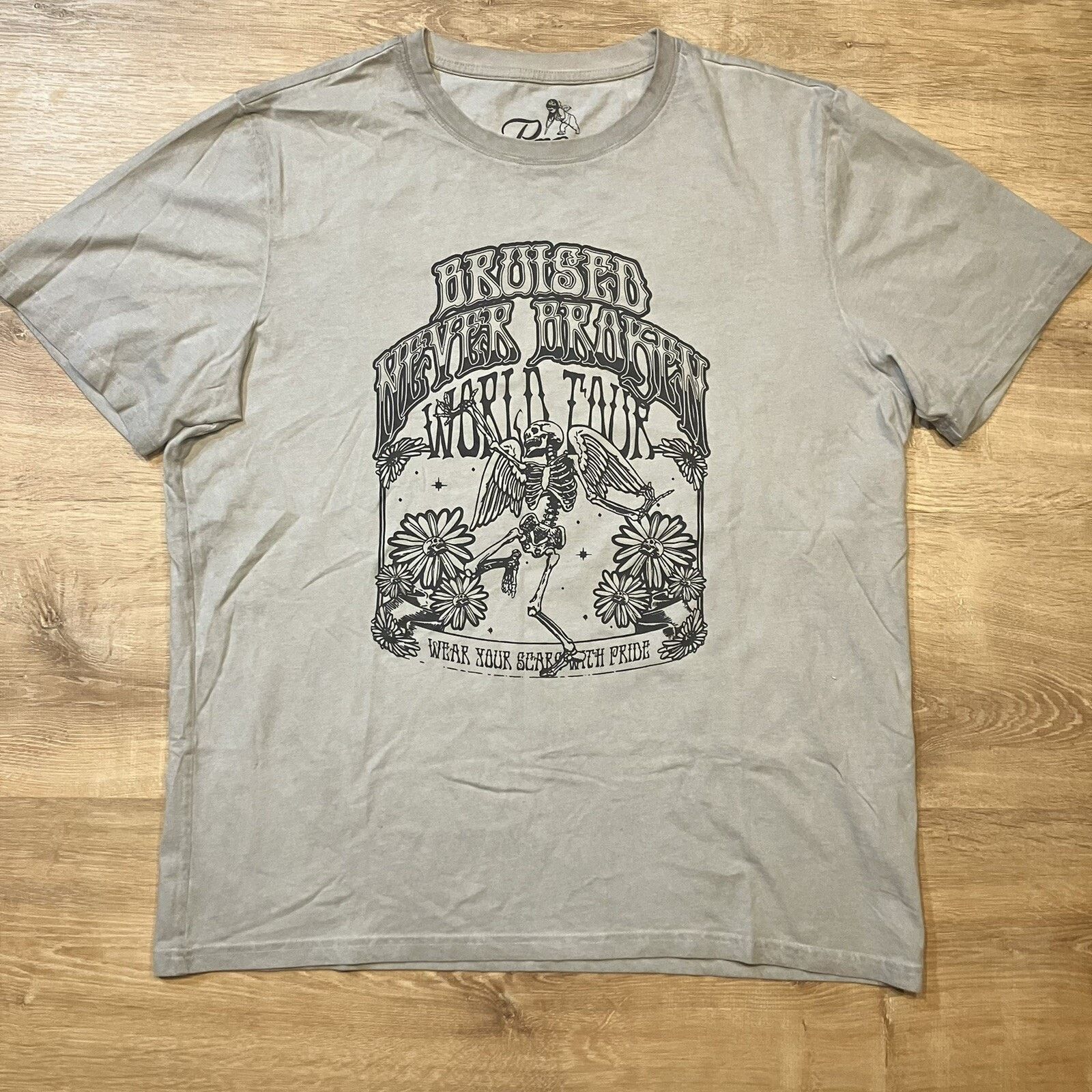 Prps PRPS Goods & Co T-Shirt Vintage Grey Wash NY Japan Original Size US XL / EU 56 / 4 - 1 Thumbnail