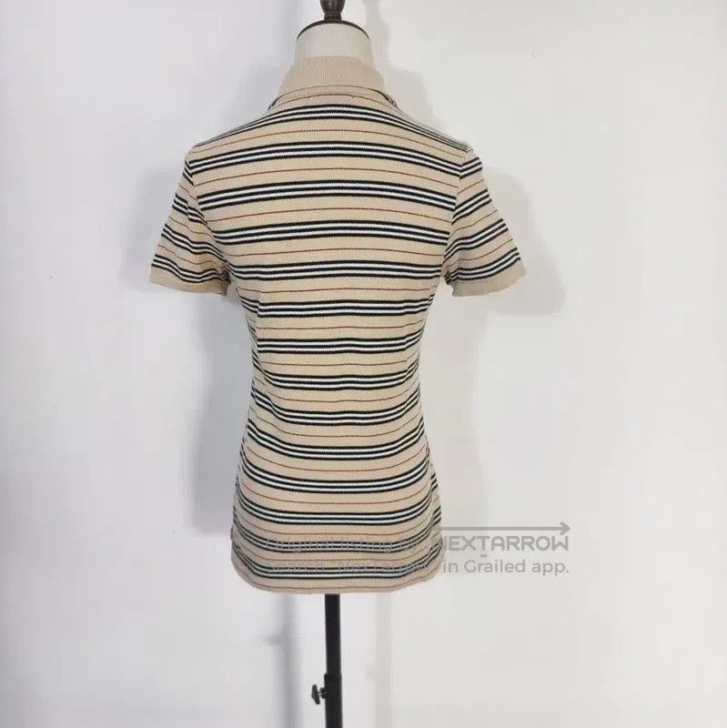 Burberry Burberry Striped Cotton T-Shirt for Women. Size M / US 6-8 / IT 42-44 - 4 Thumbnail