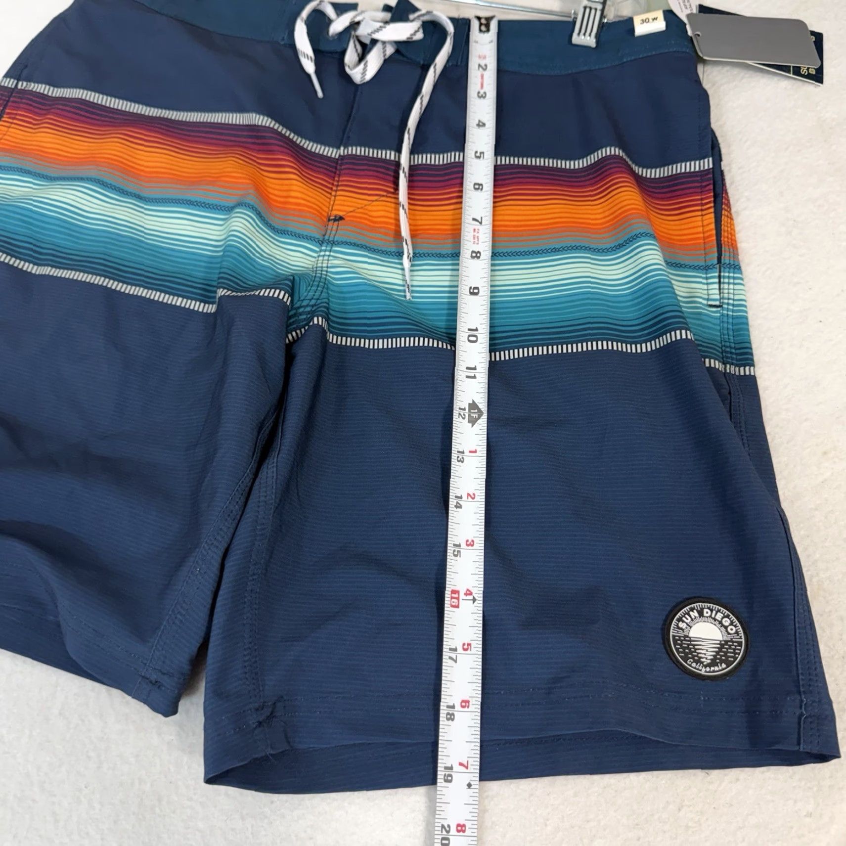 Vintage Sun Diego Board Shorts Mens sz 30 Surf Shorts Beach Blue Sun Diego Board Shorts Mens 30 Beach Blue Shorts Surf Trunks Size US 30 / EU 46 - 2 Thumbnail