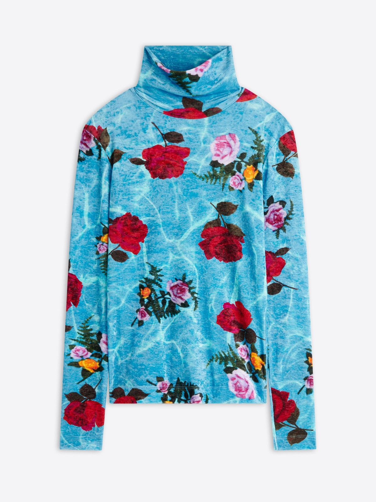 Dries Van Noten Dries Van Noten Turtleneck Velvet Top Size S / US 4 / IT 40 - 1 Thumbnail