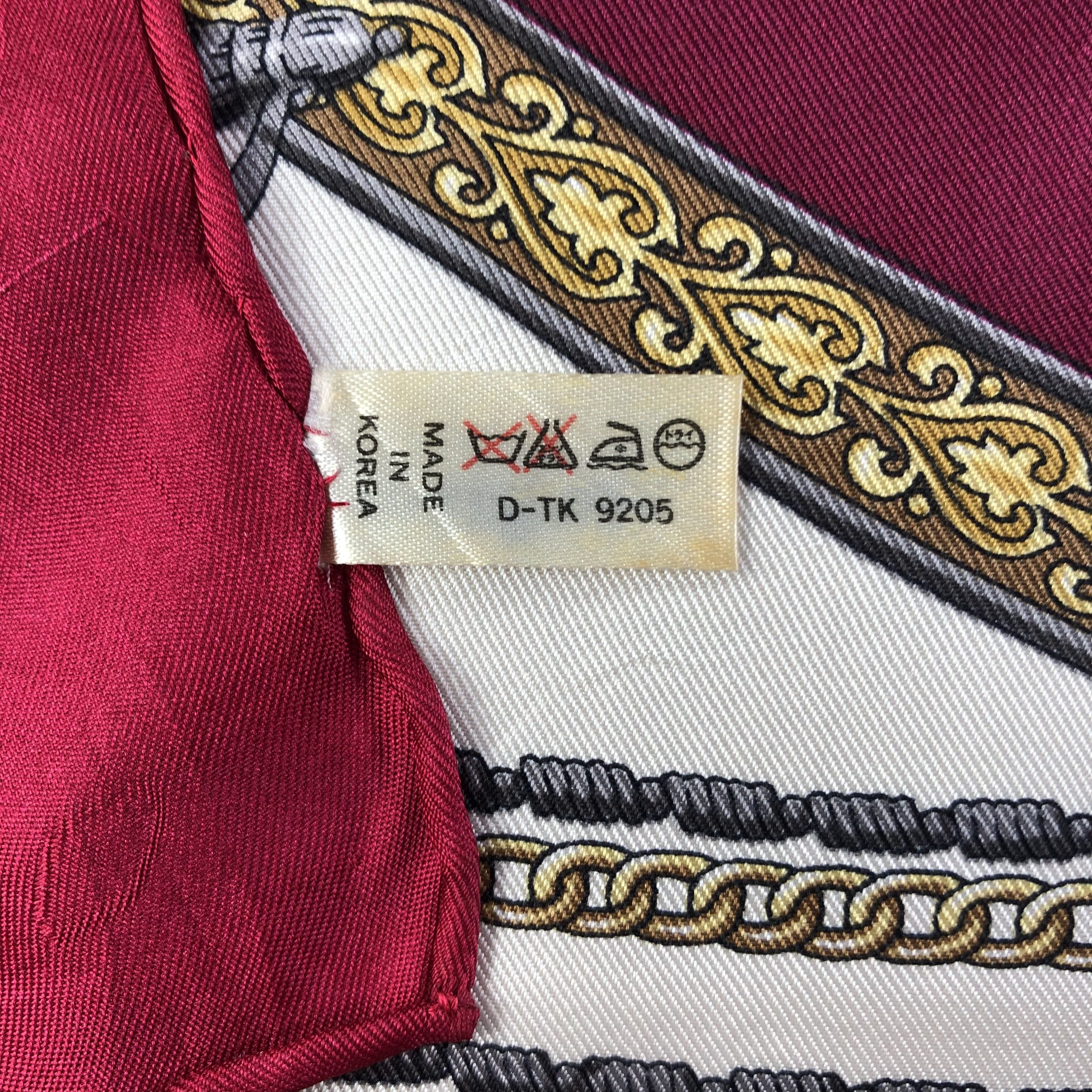 Vintage Vintage Silk Scarf Size ONE SIZE - 6 Thumbnail