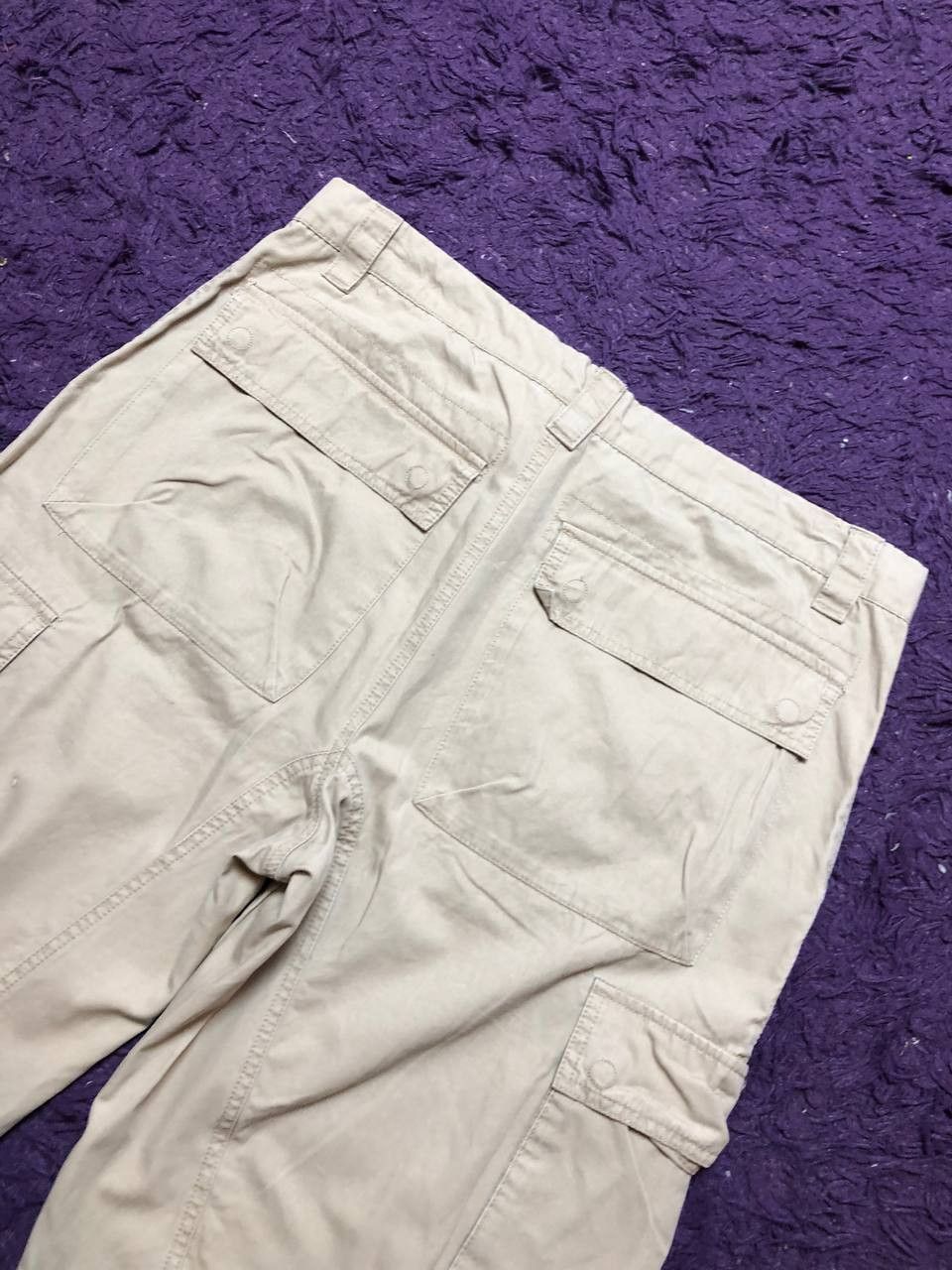 Nike streetwear beige denim shorts Vintage Y2K logo NIKE Size US 34 / EU 50 - 20 Thumbnail
