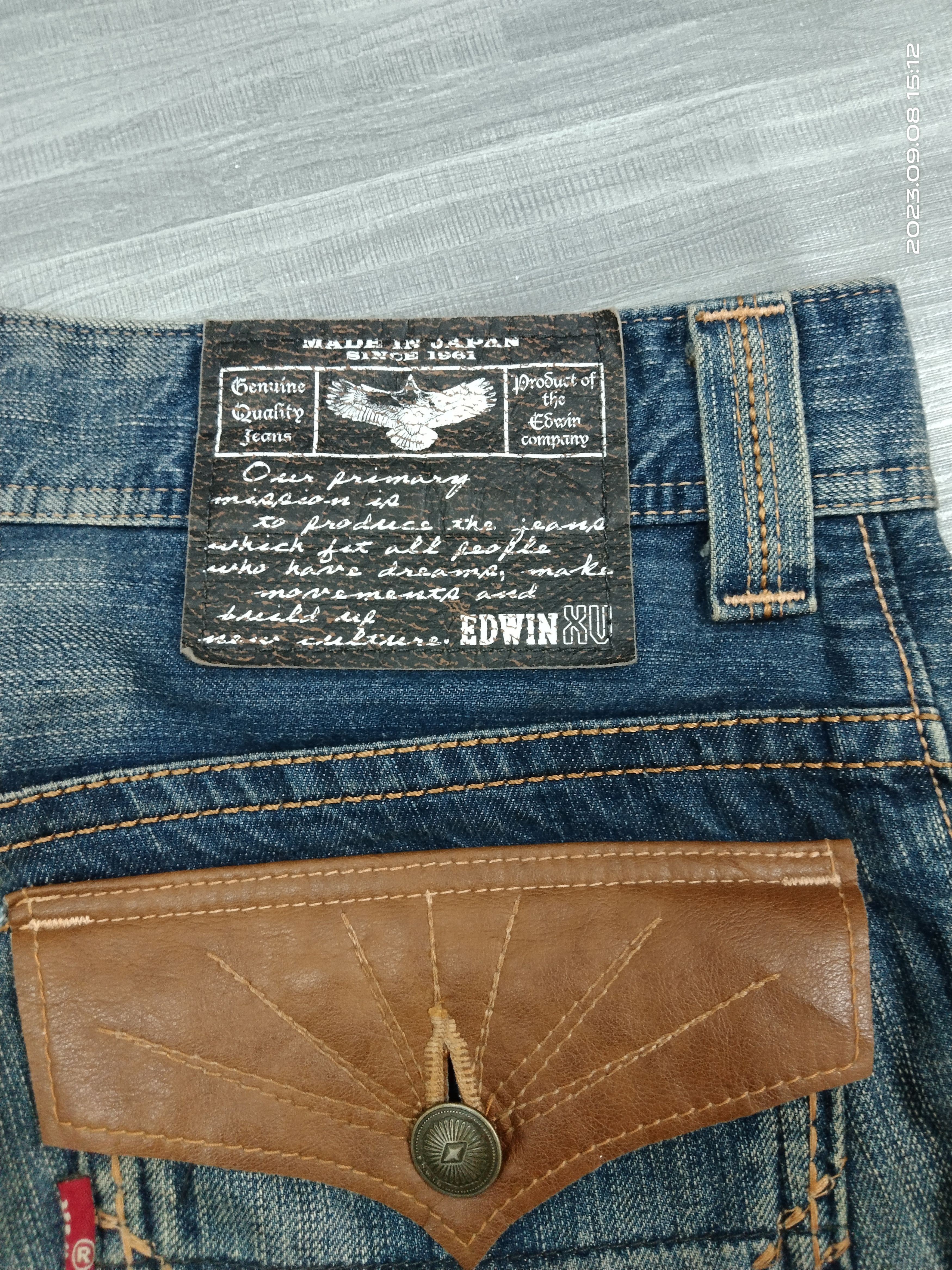 Edwin FLARE SICK EDWIN JAPAN DENIM PANTS Size US 32 / EU 48 - 8 Thumbnail