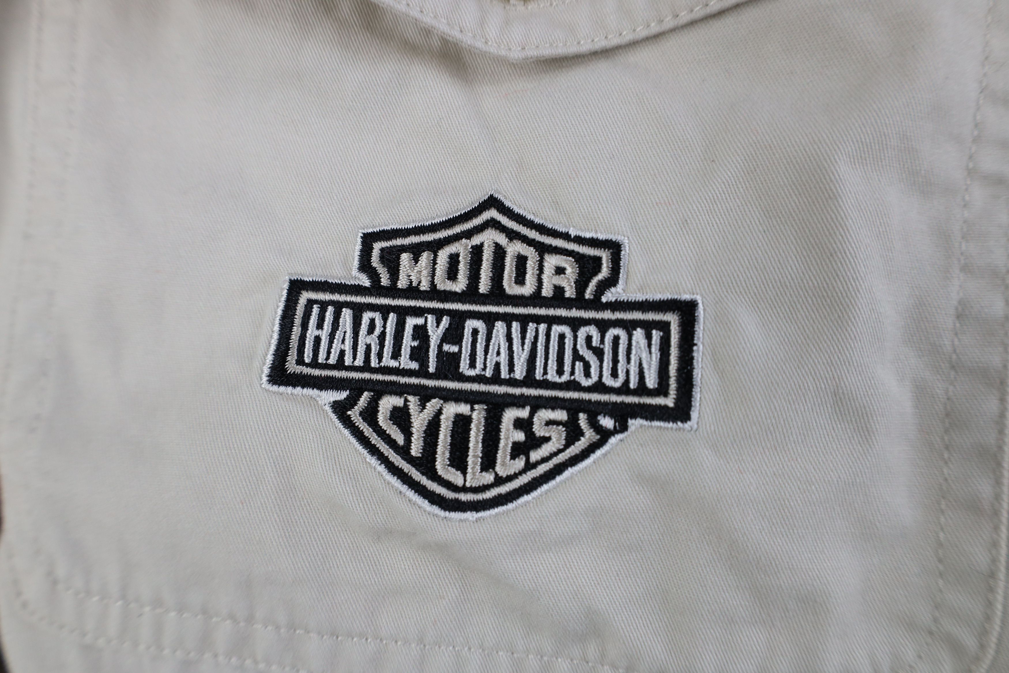 Harley Davidson Vintage Harley Davidson Short Sleeve Collared Button Shirt Size US M / EU 48-50 / 2 - 4 Thumbnail