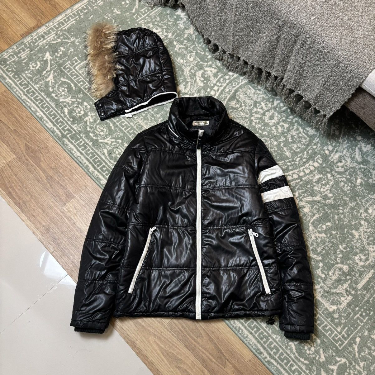 LGB☆ファー付きレザーライダース ifsixwasnine LGB☆ファー付きレザーライダース ifsixwasnine