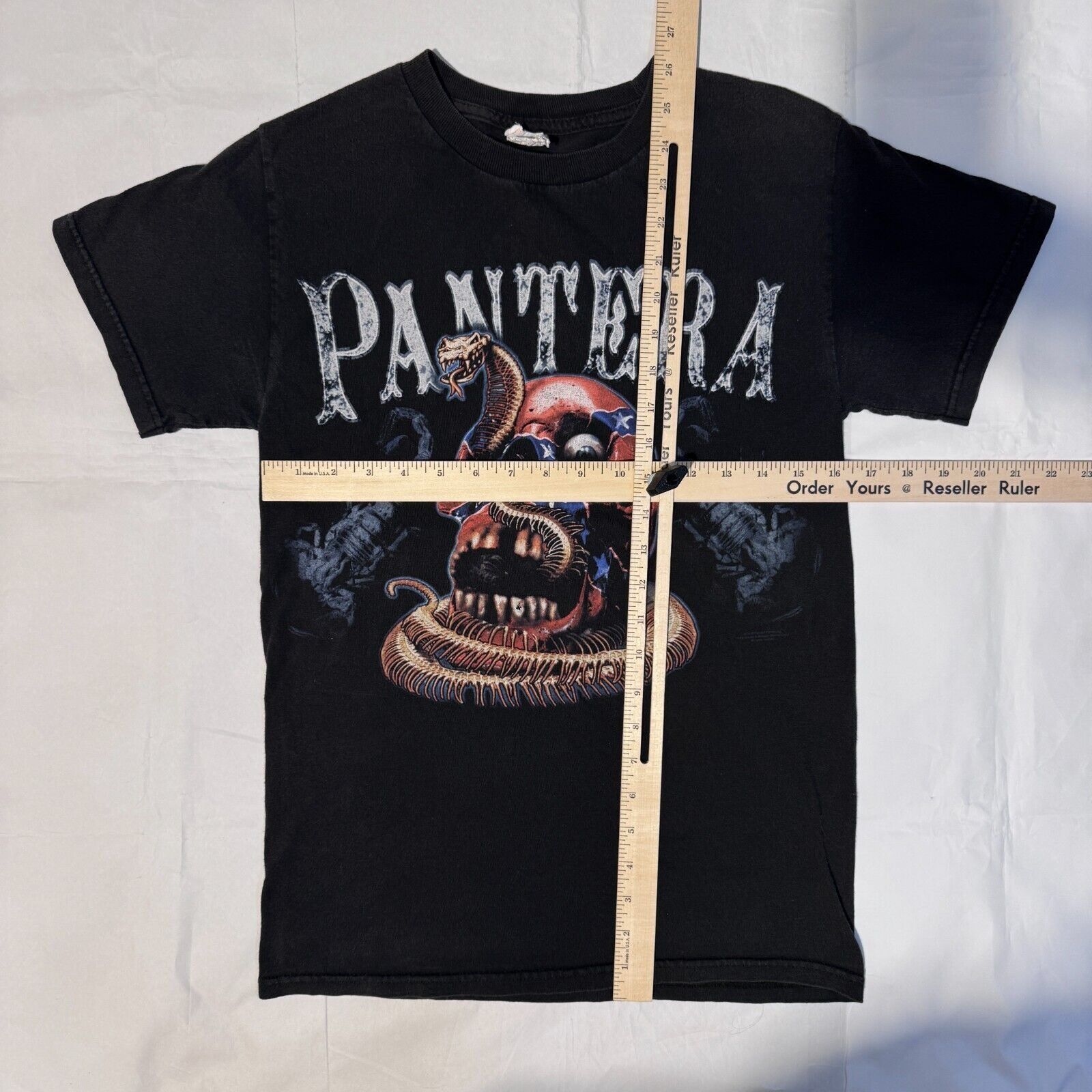 Vintage Vintage Pantera Heavy Metal Band Tee Skull Snake Scorpion - Size US S / EU 44-46 / 1 - 3 Thumbnail
