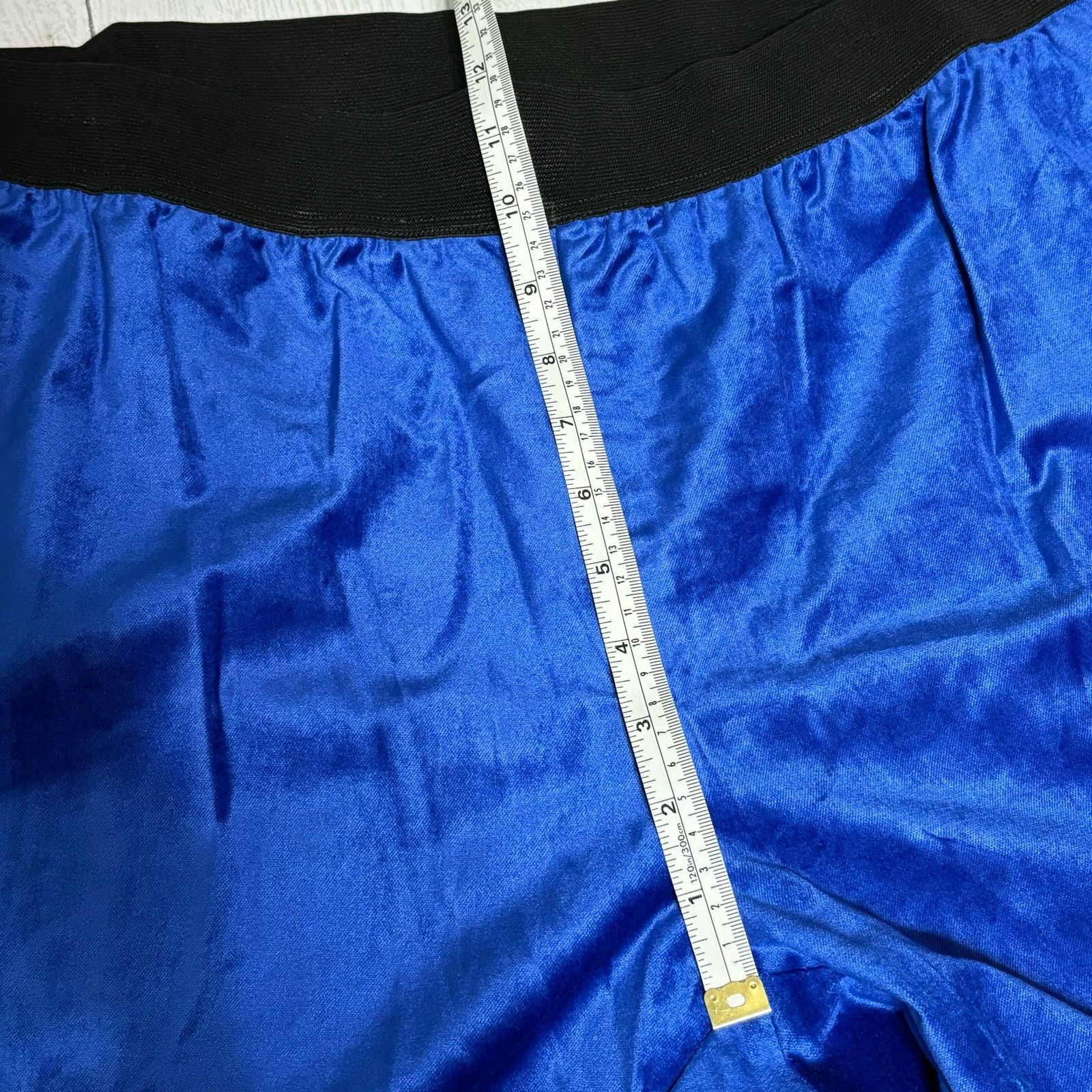 Other Woman Within Blue Velour Straight Leg Pants Size 20W Size 42" / US 20 - 5 Thumbnail