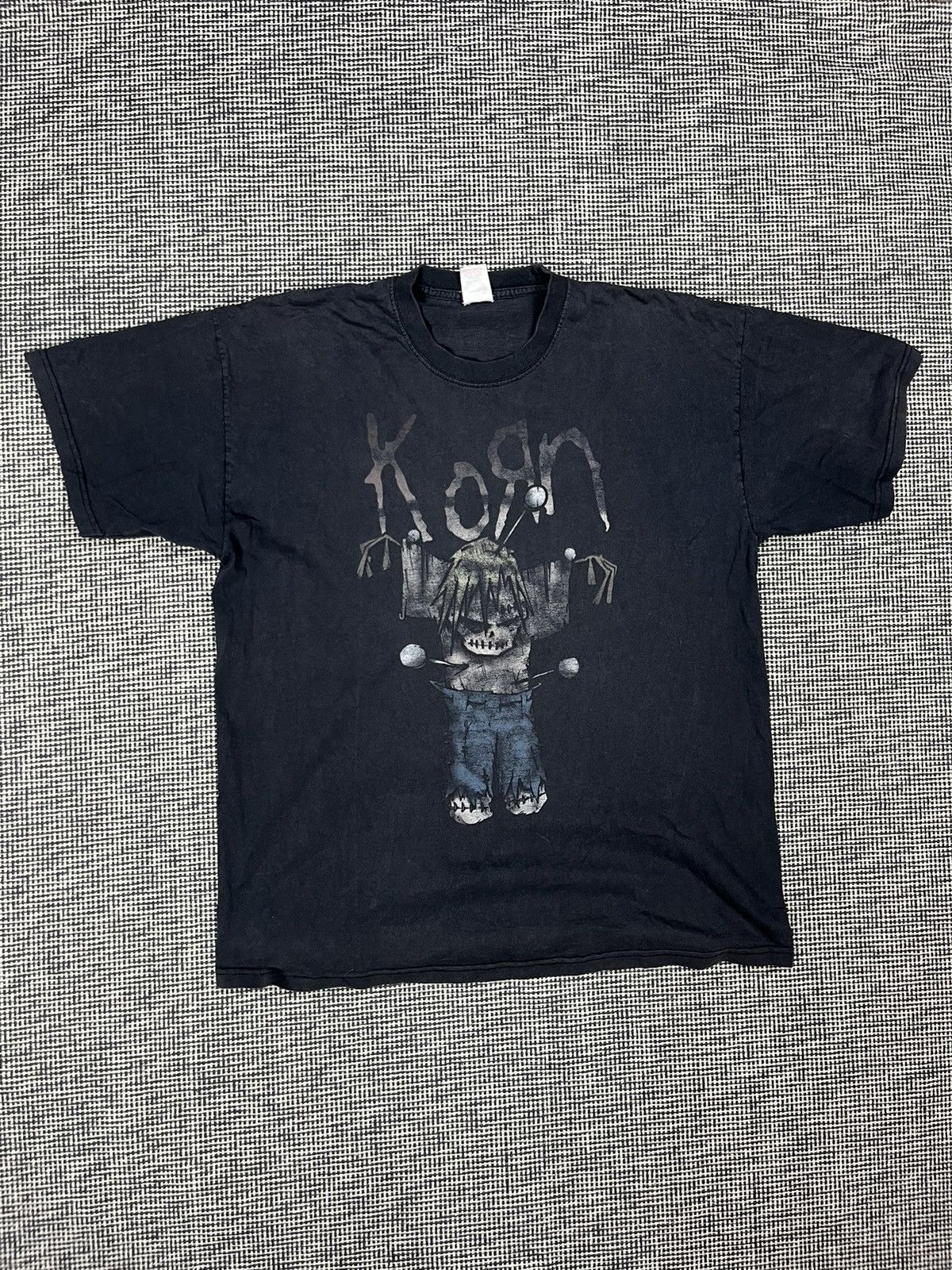 Band Tees vintage y2k Korn voodoo doll fader t-shirt Size US XL / EU 56 / 4 - 1 Thumbnail