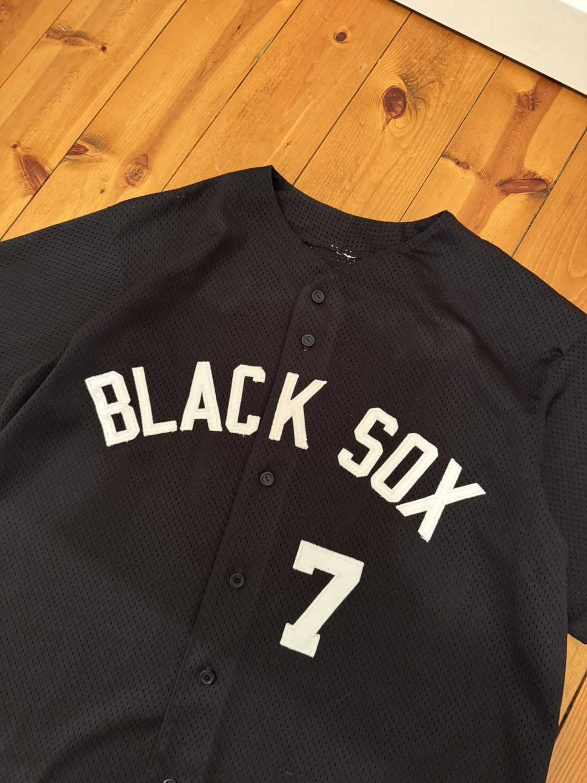 Majestic Vintage Black Sox Jersey. No size tag Size US L / EU 52-54 / 3 - 1 Thumbnail