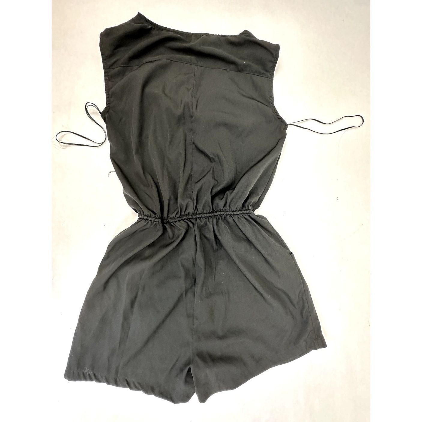 Other Atmosphere Romper Jumpsuit Sleeveless Black V-Neck - 2 Size 26" / US 2 / IT 38 - 2 Thumbnail