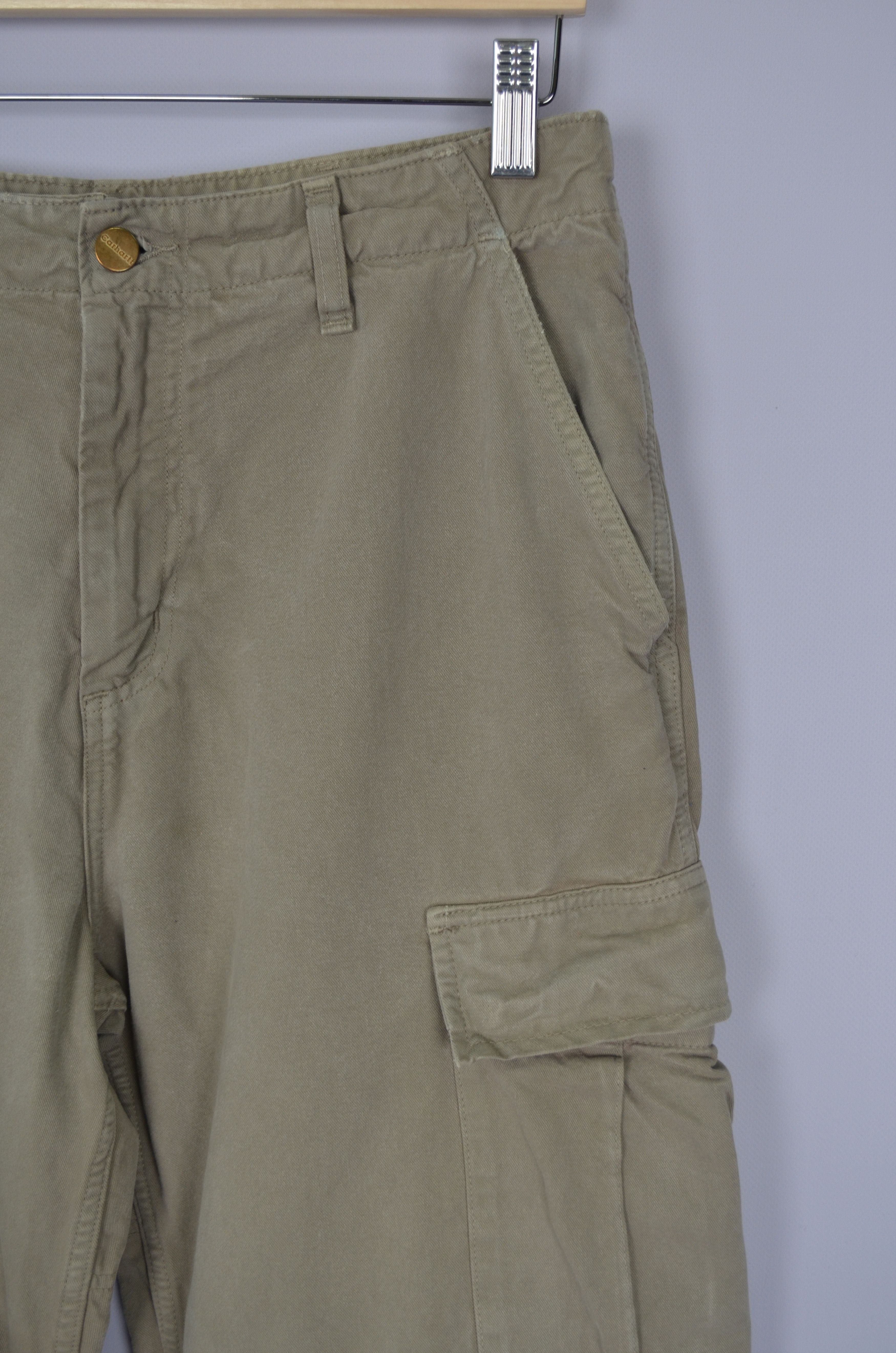 Carhartt × Carhartt Wip Vintage 90s Carhartt Cargo Pants Beige Size W29 L30 Size US 29 - 12 Thumbnail