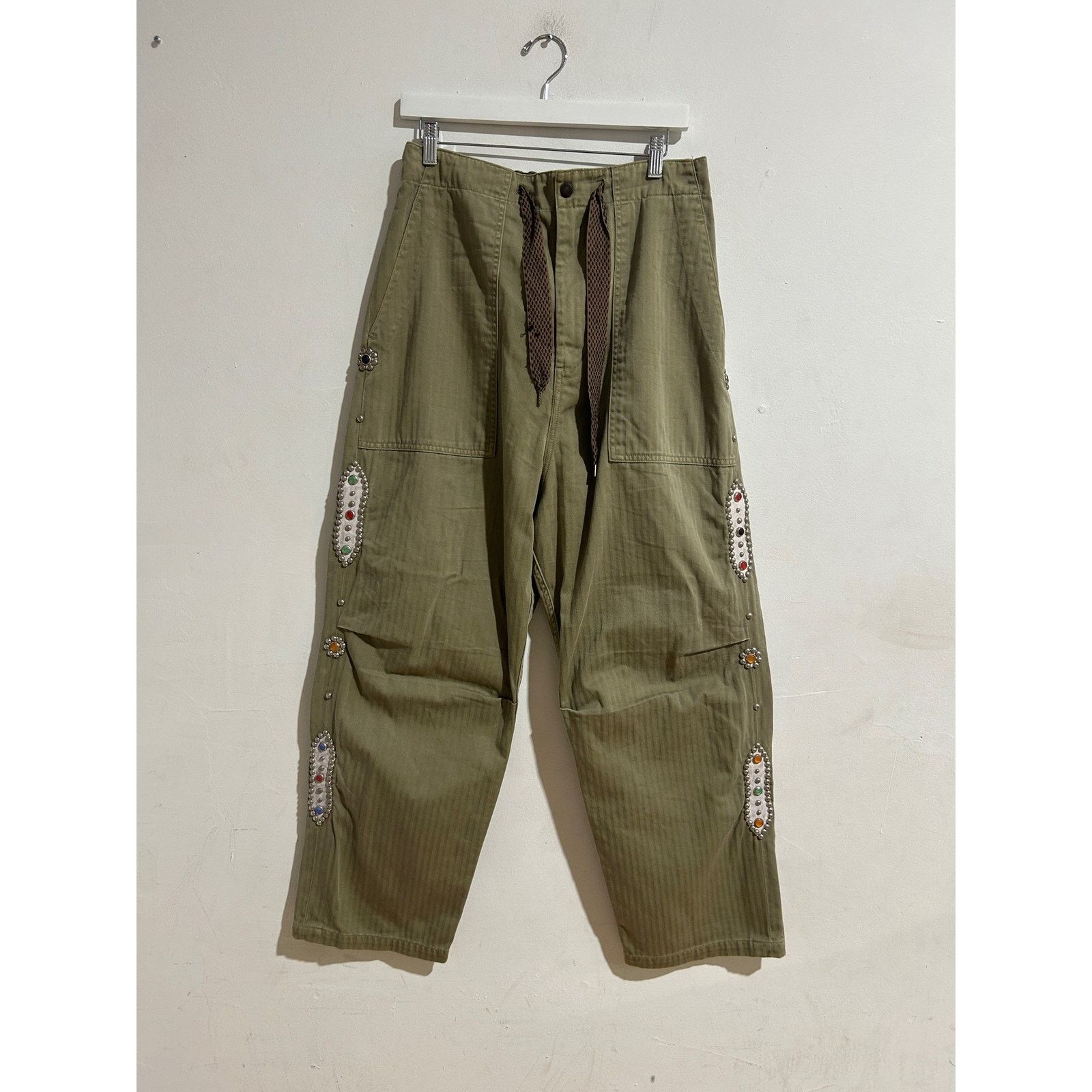 Kapital KAPITAL SULFER HERRINGBONE EASY BAKER PANT SIZE XL NEW Size US 32 / EU 48 - 1 Thumbnail