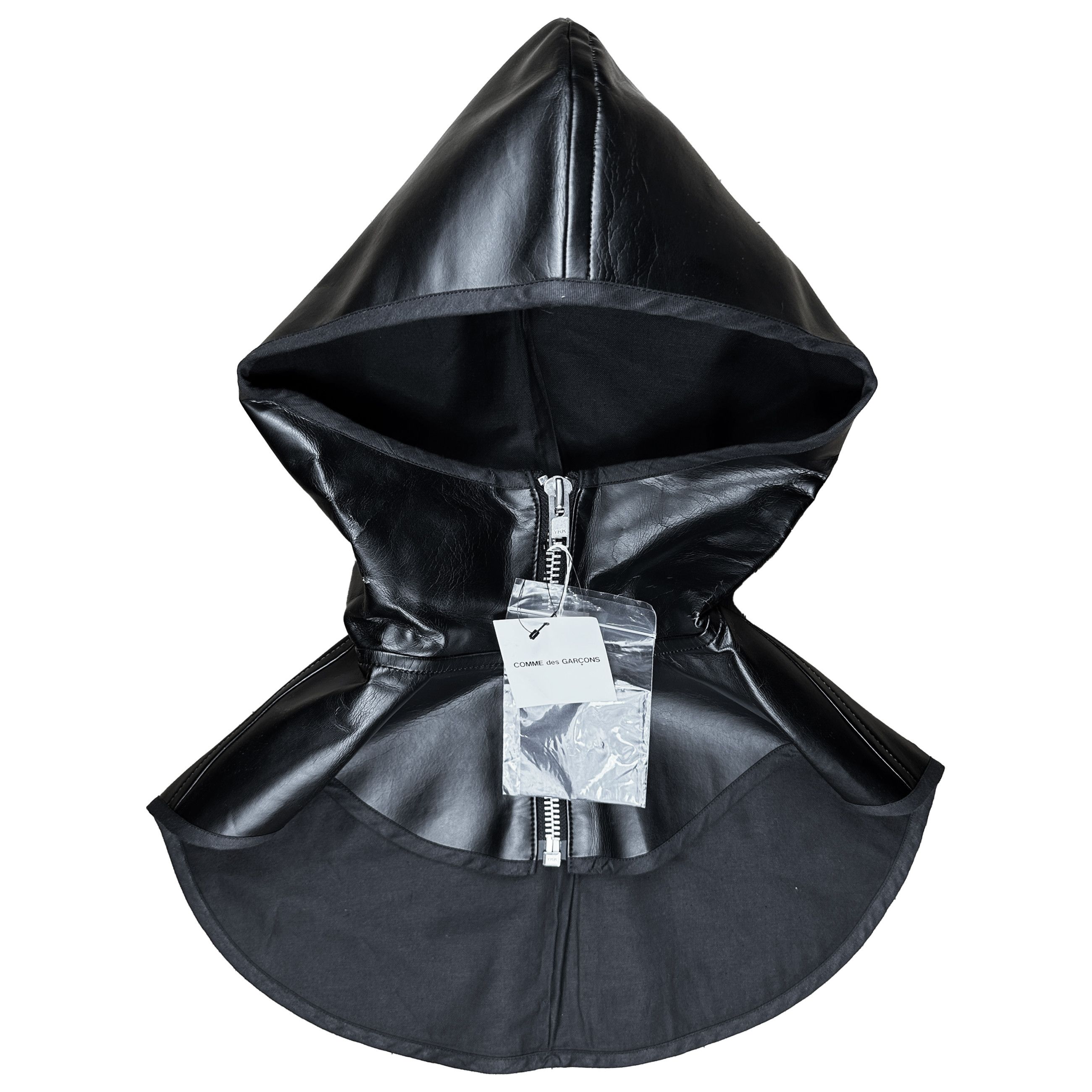 Comme des Garcons Homme Plus Faux Leather Hood Size ONE SIZE - 1 Thumbnail