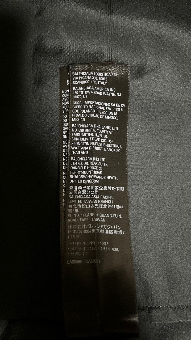 Balenciaga 'BALENCIAGA HOTELS' raincoat long jacket Size US S / EU 44-46 / 1 - 10 Thumbnail