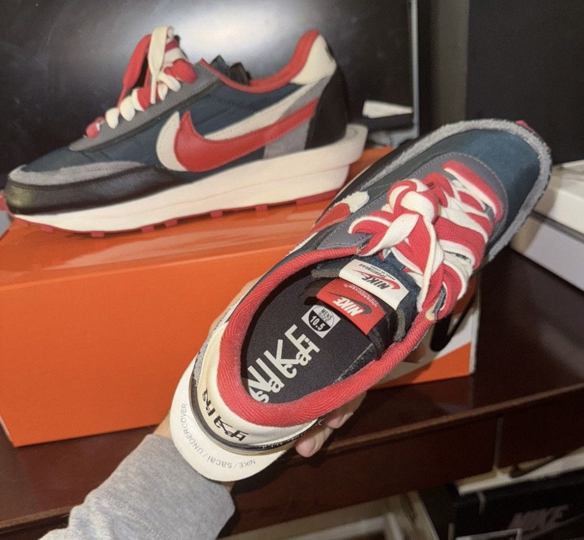 Nike × Sacai × Undercover Nike Sacai Undercover Ld Waffle Midnight Spruce size 10.5 Size US 10.5 / EU 43-44 - 9 Thumbnail