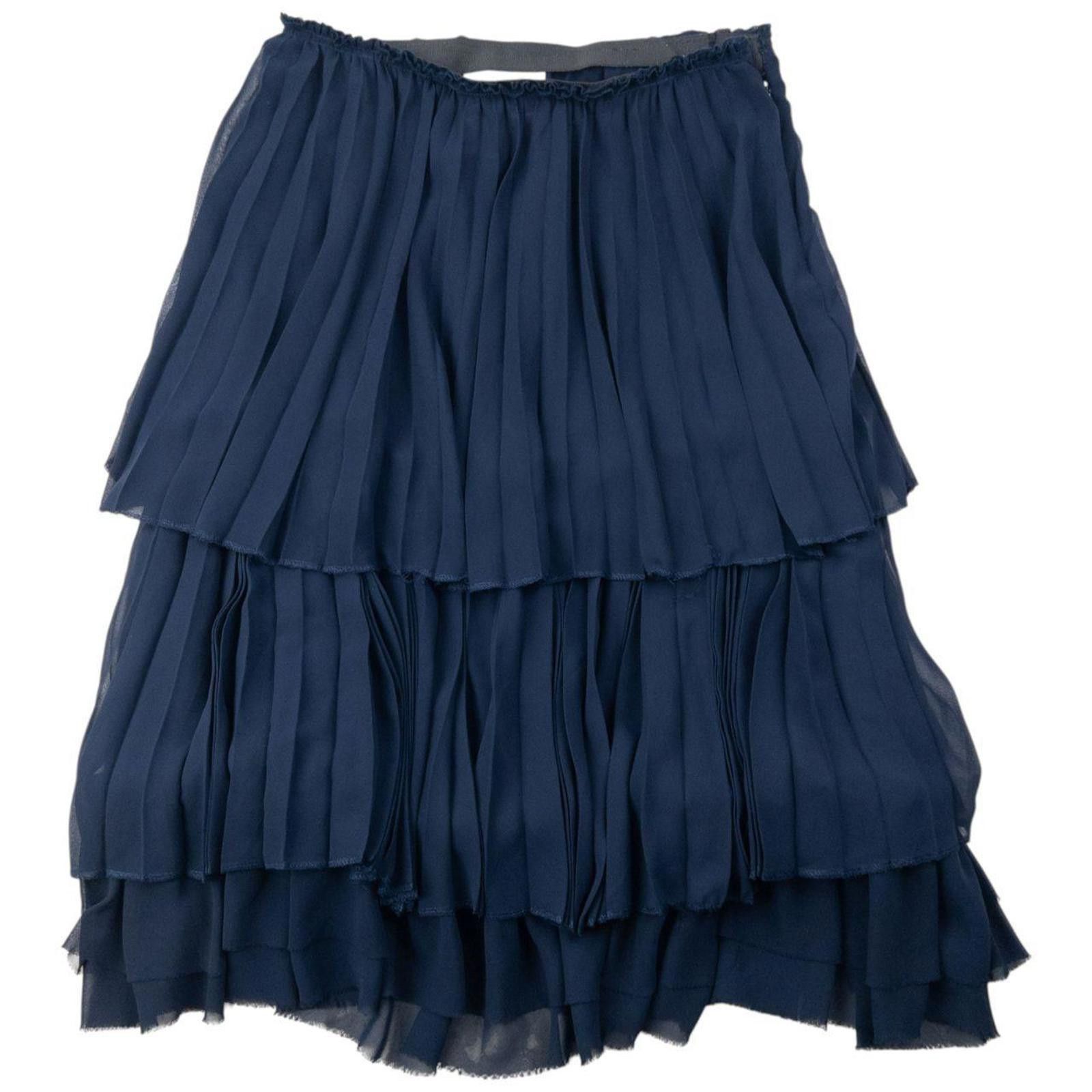 Comme des Garcons Vintage 2007 Comme Des Garçons Pleated Tier Skirt Size W27 Size 28" / US 6 / IT 42 - 2 Thumbnail