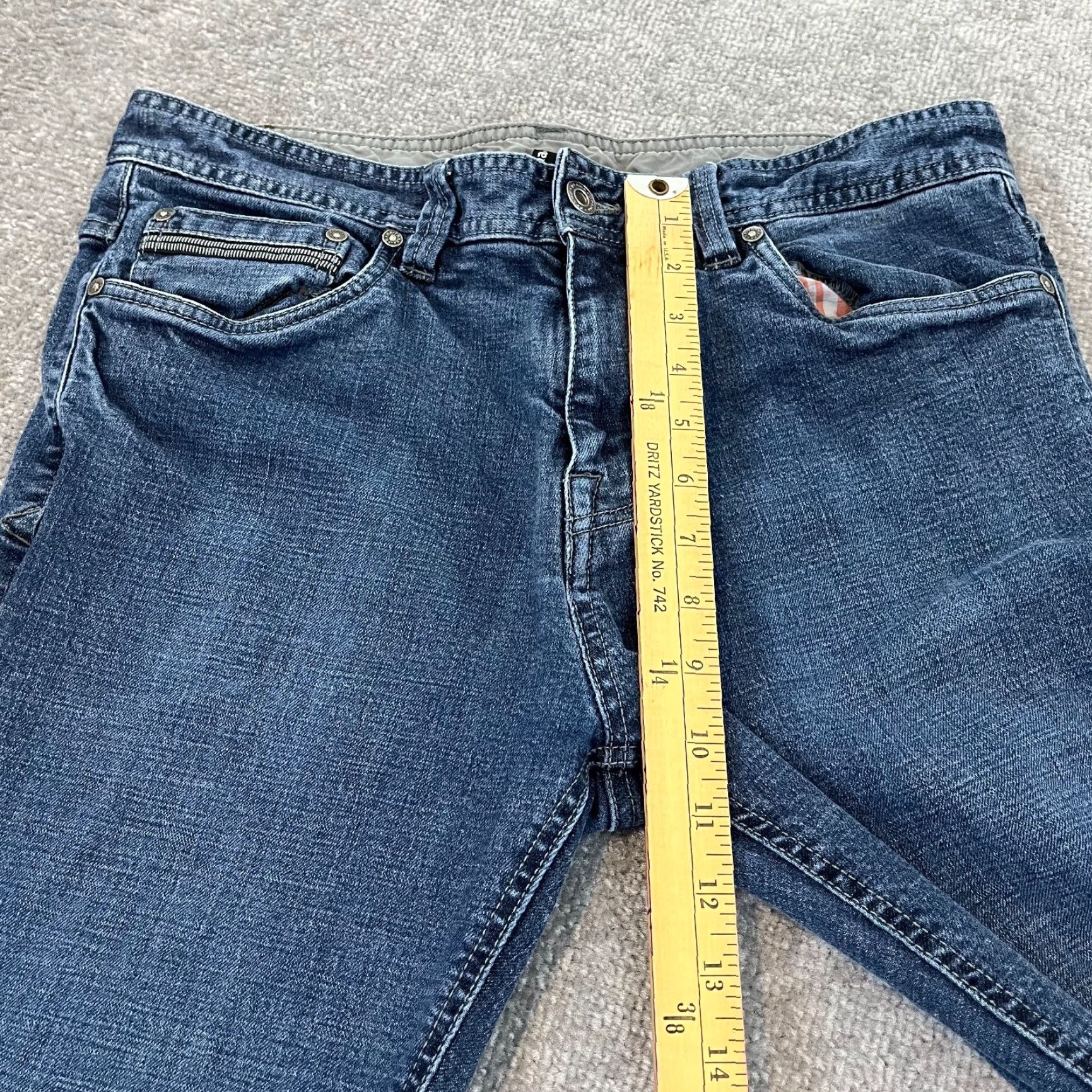 Prana PRANA Jeans Mens 32x31 Slim Medium Blue Denim Pants Hiking Outdoor 5-Pocket Design Regular Size US 32 / EU 48 - 6 Thumbnail