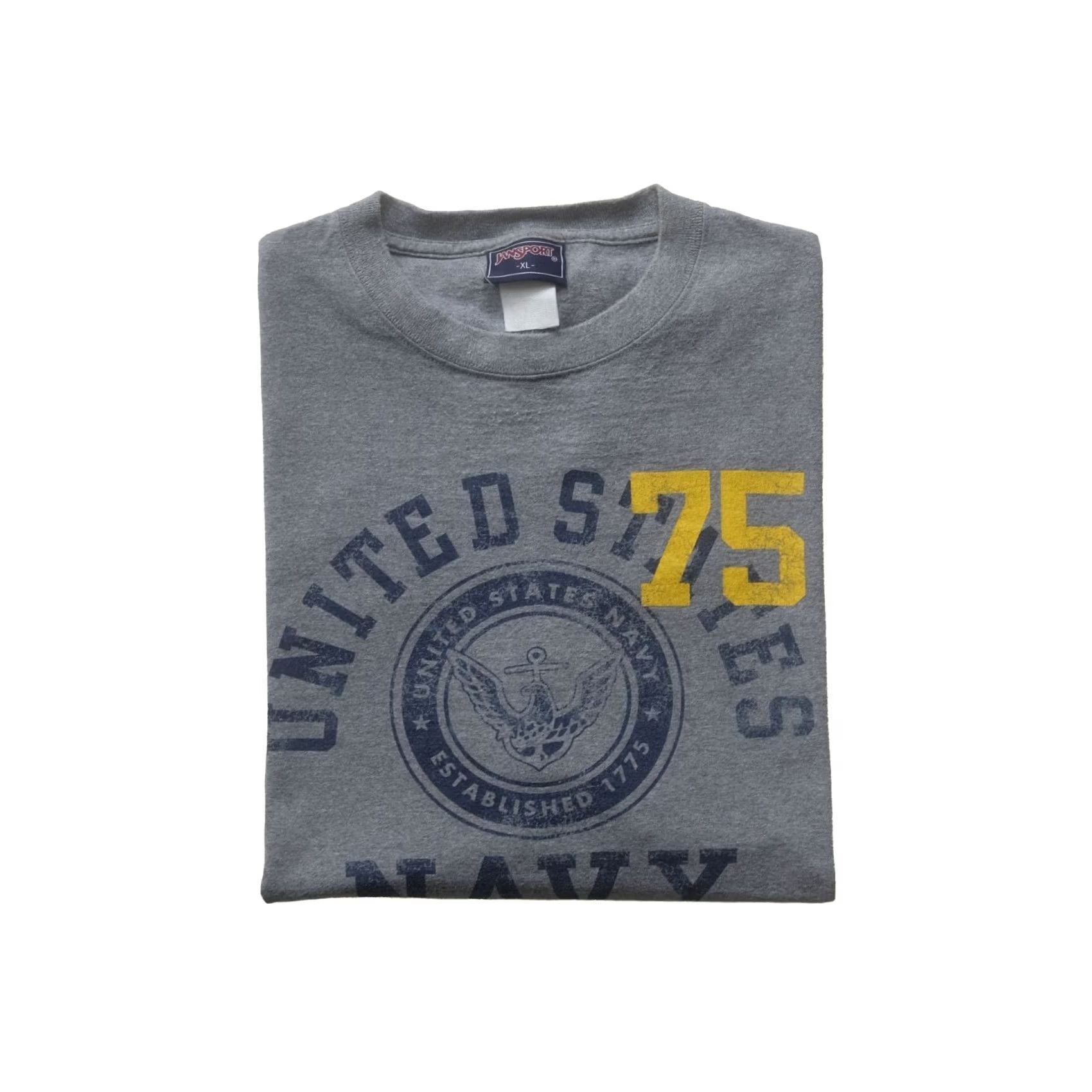 Jansport VINTAGE JANSPORT T-SHIRT Graphic Gray XL USA Military Navy Seal Crest 90s VTG 1775 Size US XL / EU 56 / 4 - 2 Thumbnail