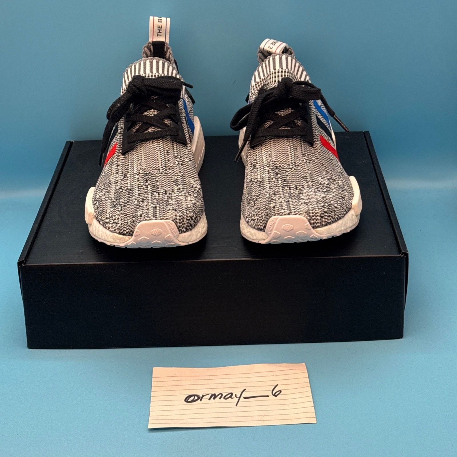 Adidas adidas NMD_R1 PK Tri Color Stripes White m8 Size US 8 / EU 41 - 4 Thumbnail