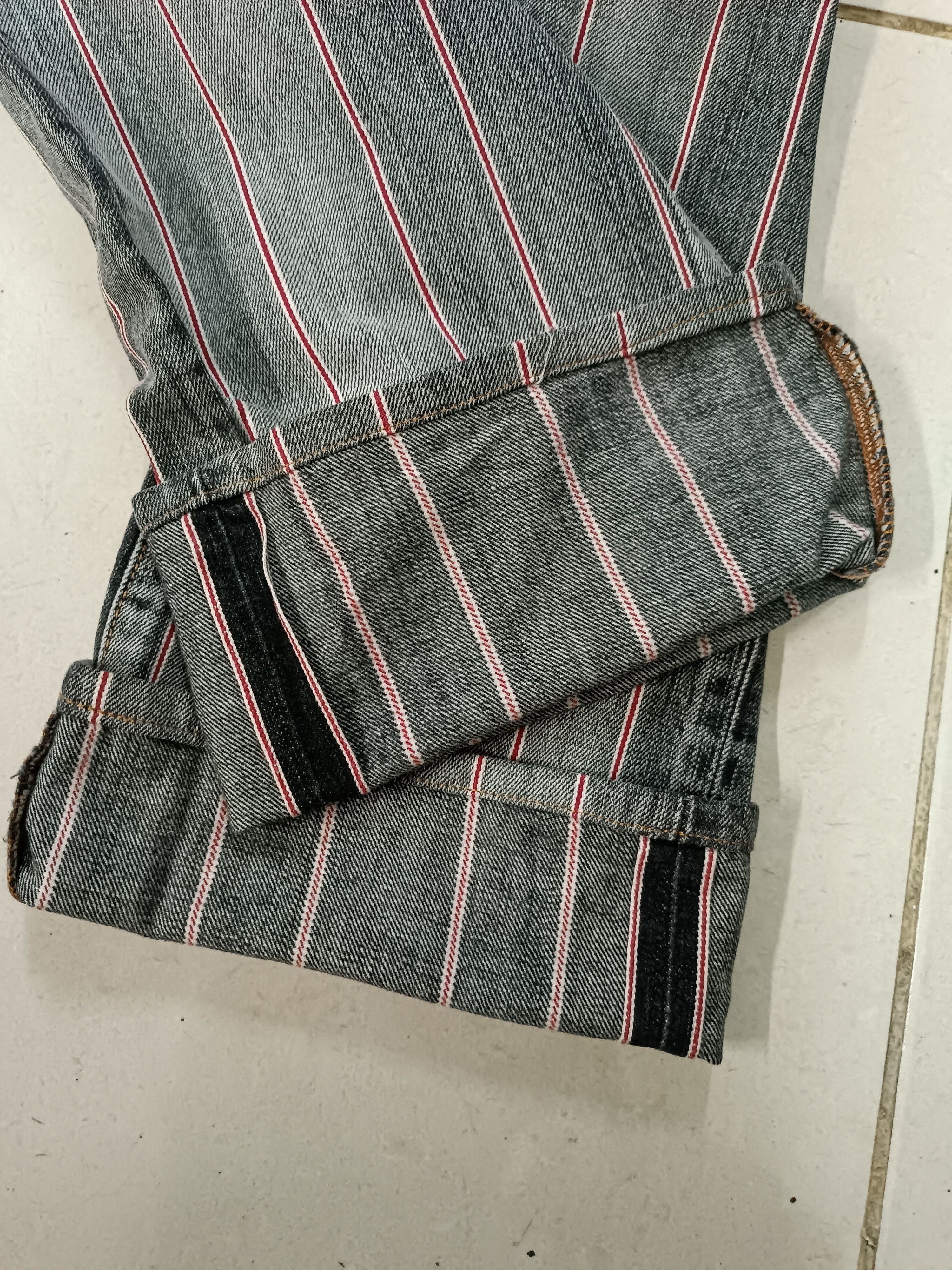 Edwin × Vintage Vintage Rare 🔥 FLARED Edwin 13oz Grand Blue Selvedge Denim Size US 30 / EU 46 - 17 Thumbnail