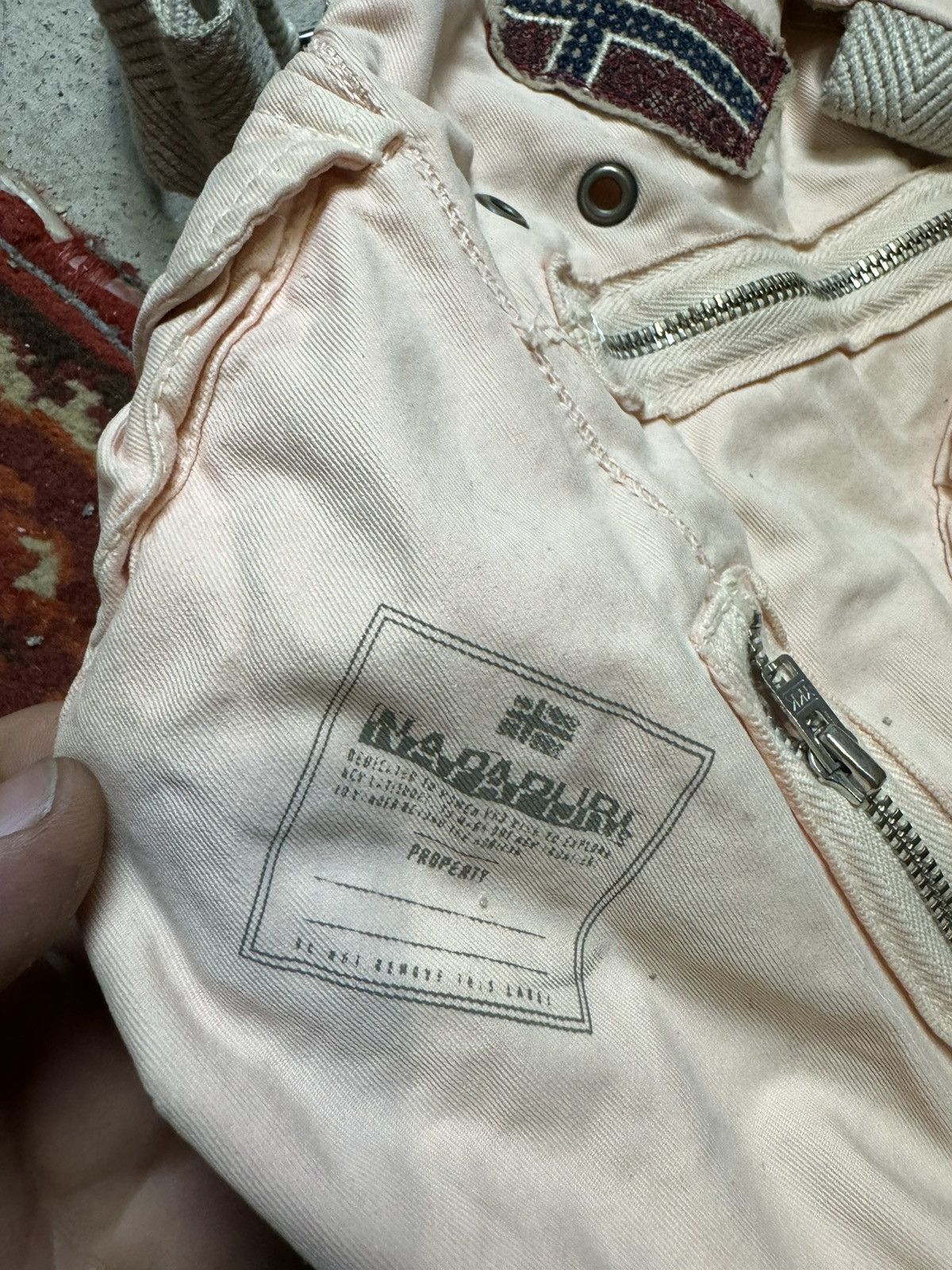 Napapijri × Vintage Vintage Y2K Napapijri Avantgarde Messenger Pocket Bag Size ONE SIZE - 5 Thumbnail