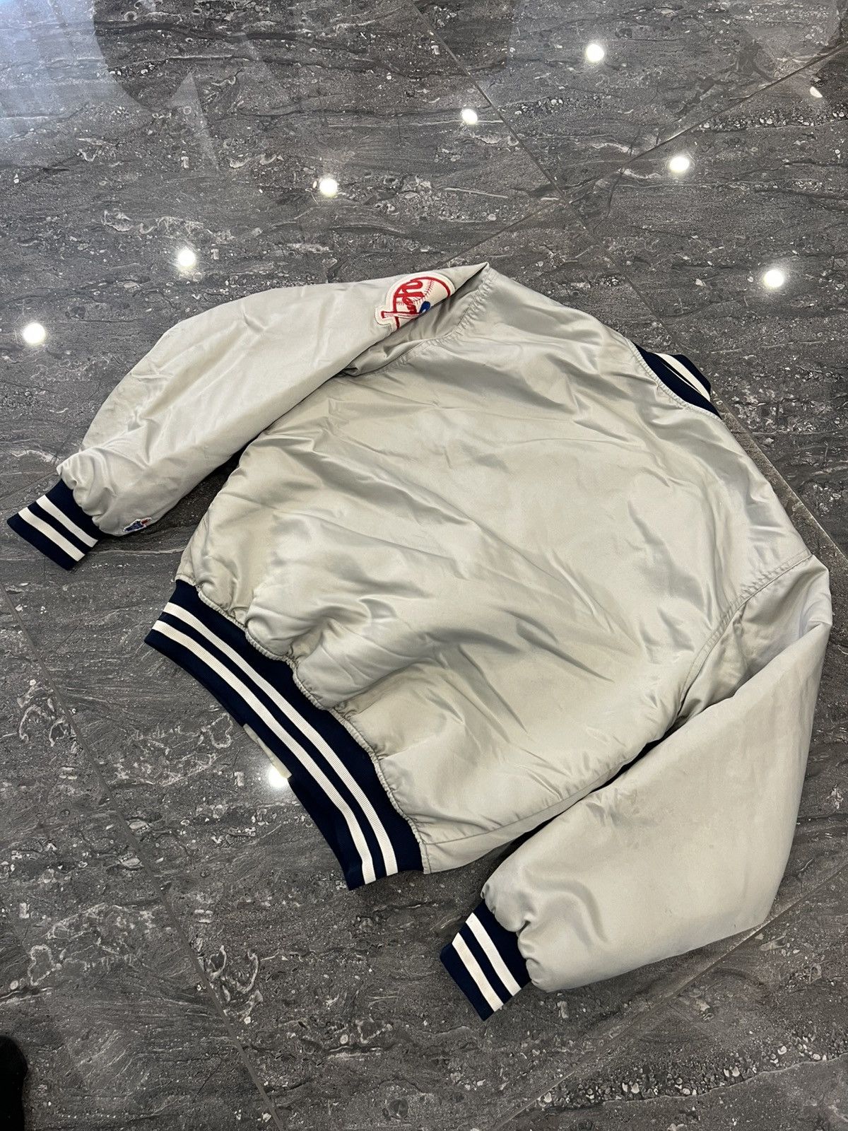 Other Vintage New York Yankees MLB Jacket Size M Grey 80s Rare Size US M / EU 48-50 / 2 - 9 Thumbnail