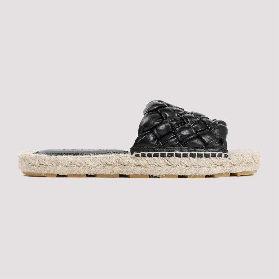 Bottega Veneta o1s1rm0925 Jack Espadrilles Slip On in Black Size US 9 / IT 39 - 1 Thumbnail